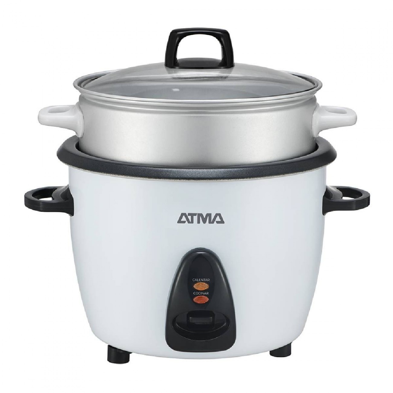 Imagen Vaporiera + Olla Eléctrica Arrocera Atma Sumb21p 1.8l 700w