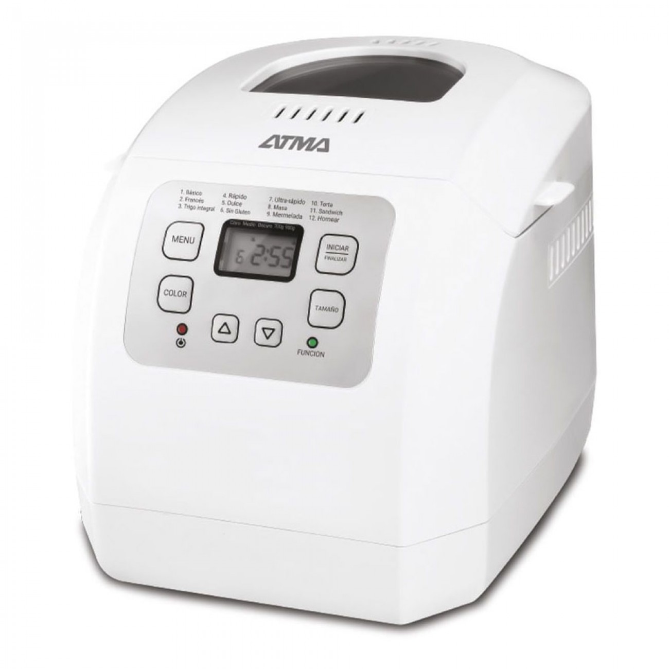 Imagen Horno De Pan Atma Hpat21wp 550w 900gr 12 Programas Digital