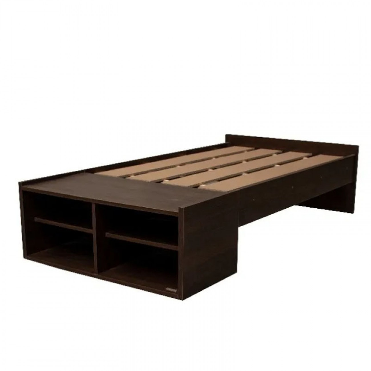 Imagen Cama 1 Plaza Platinum 952 0.90m Con Espacio De Guardado Tabaco