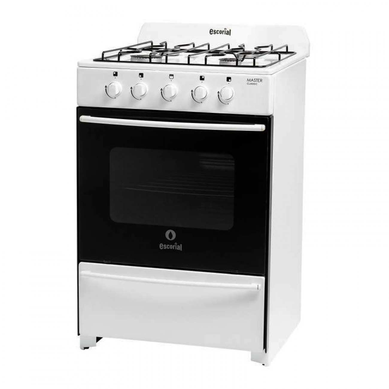 Imagen Cocina Escorial Master Classic 4h 56 Cm Blanca Gas Envasado