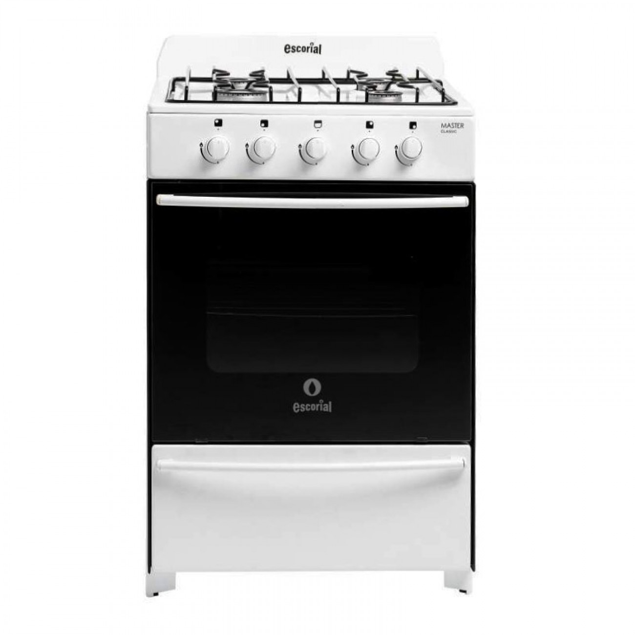 Imagen Cocina Escorial Master Classic 4h 56 Cm Blanca Gas Envasado