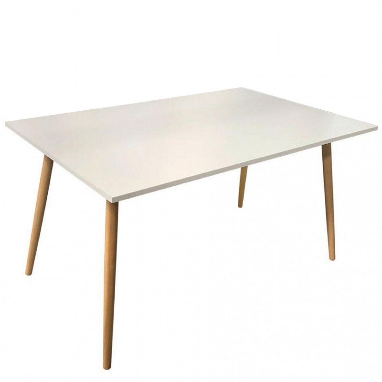 Imagen Mesa De Comedor Sit Mobili Kaunas 1.20m Pvc Patas Madera