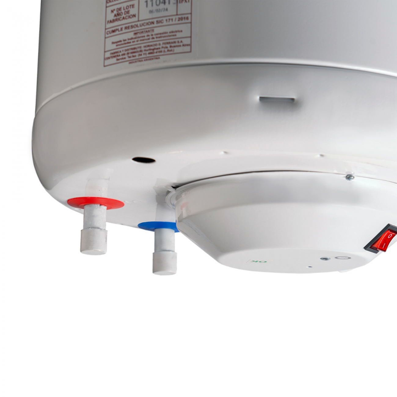 Imagen Termotanque Eléctrico Ecotermo Elec53le 49 Lts Conex Inferior