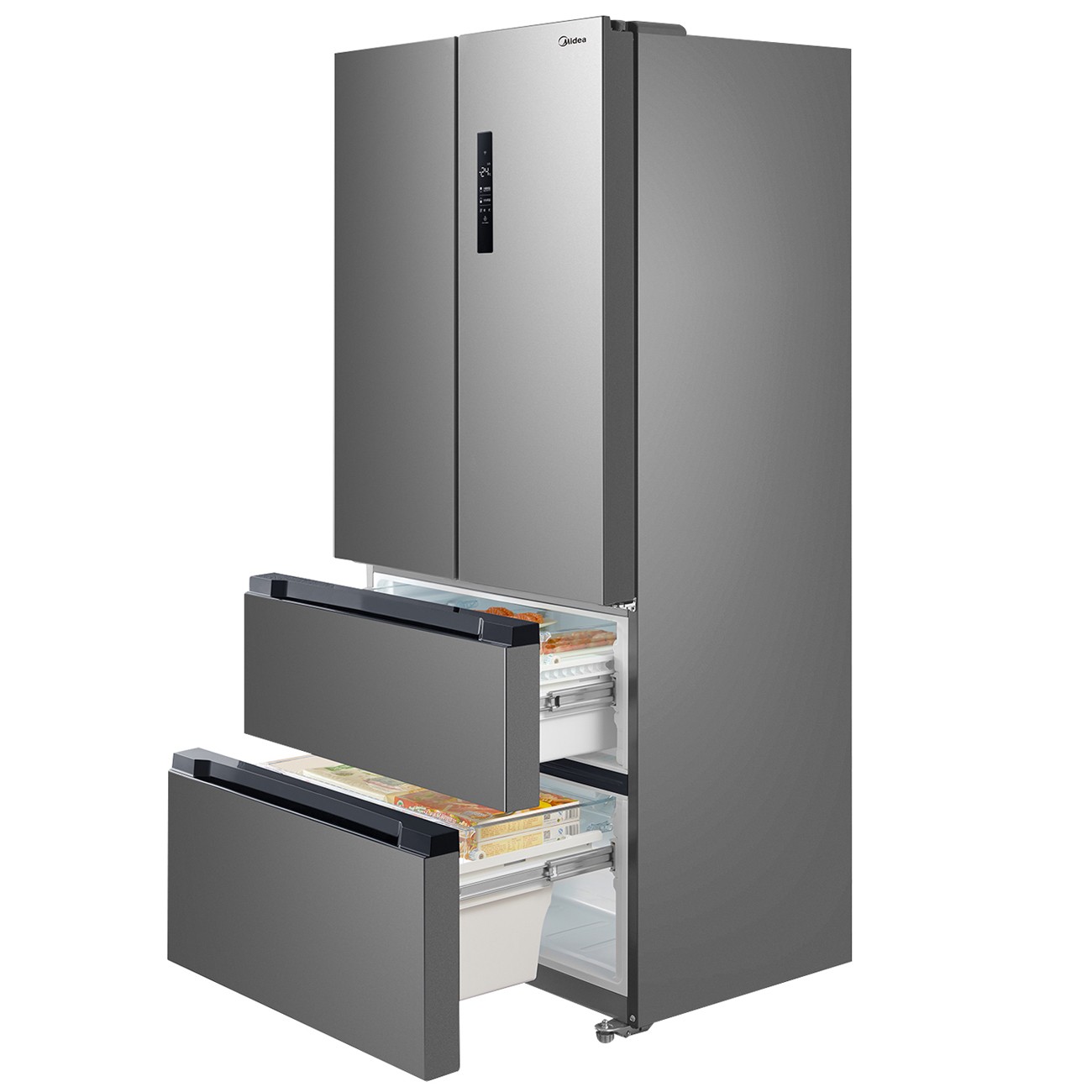 Imagen Heladera No Frost Inverter Midea Rf-f17xar1 470l Inox