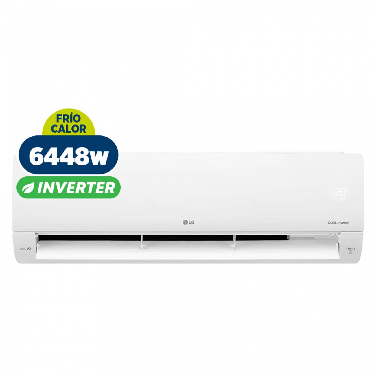 Imagen Aire Acond Split Inverter Lg S4-w24k231e 6448w Con Wifi