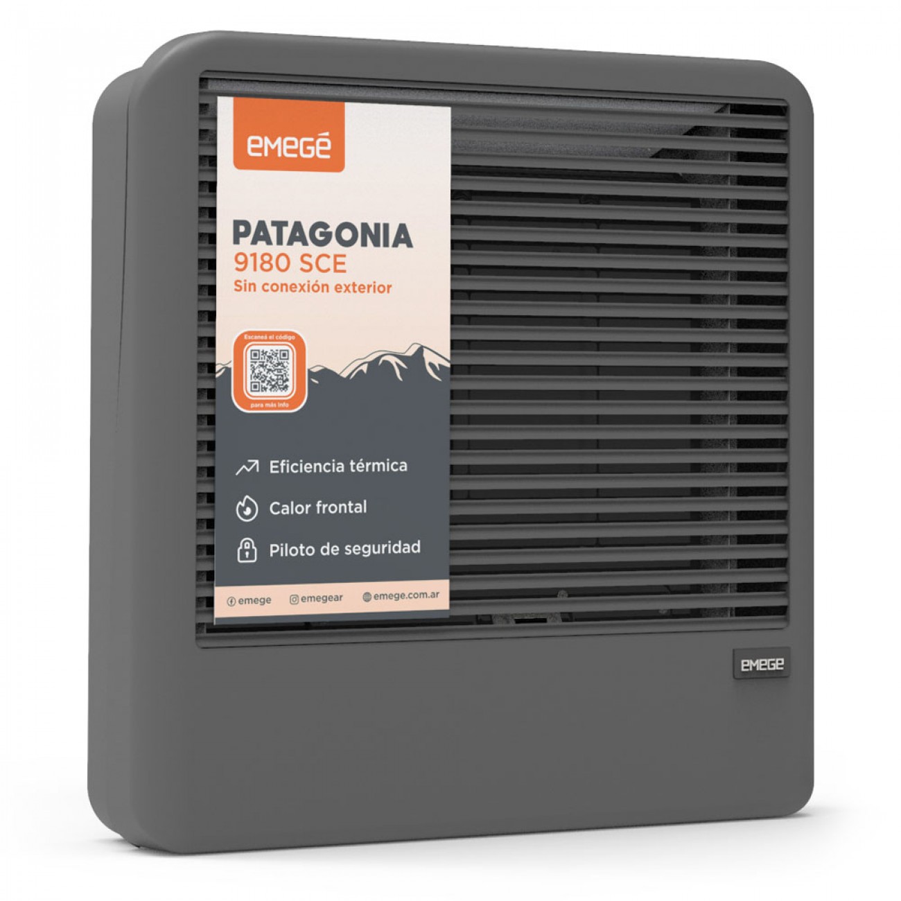 Imagen Calefactor Sin Salida Emege Patagonia 9180sce 8000 Cal Mg