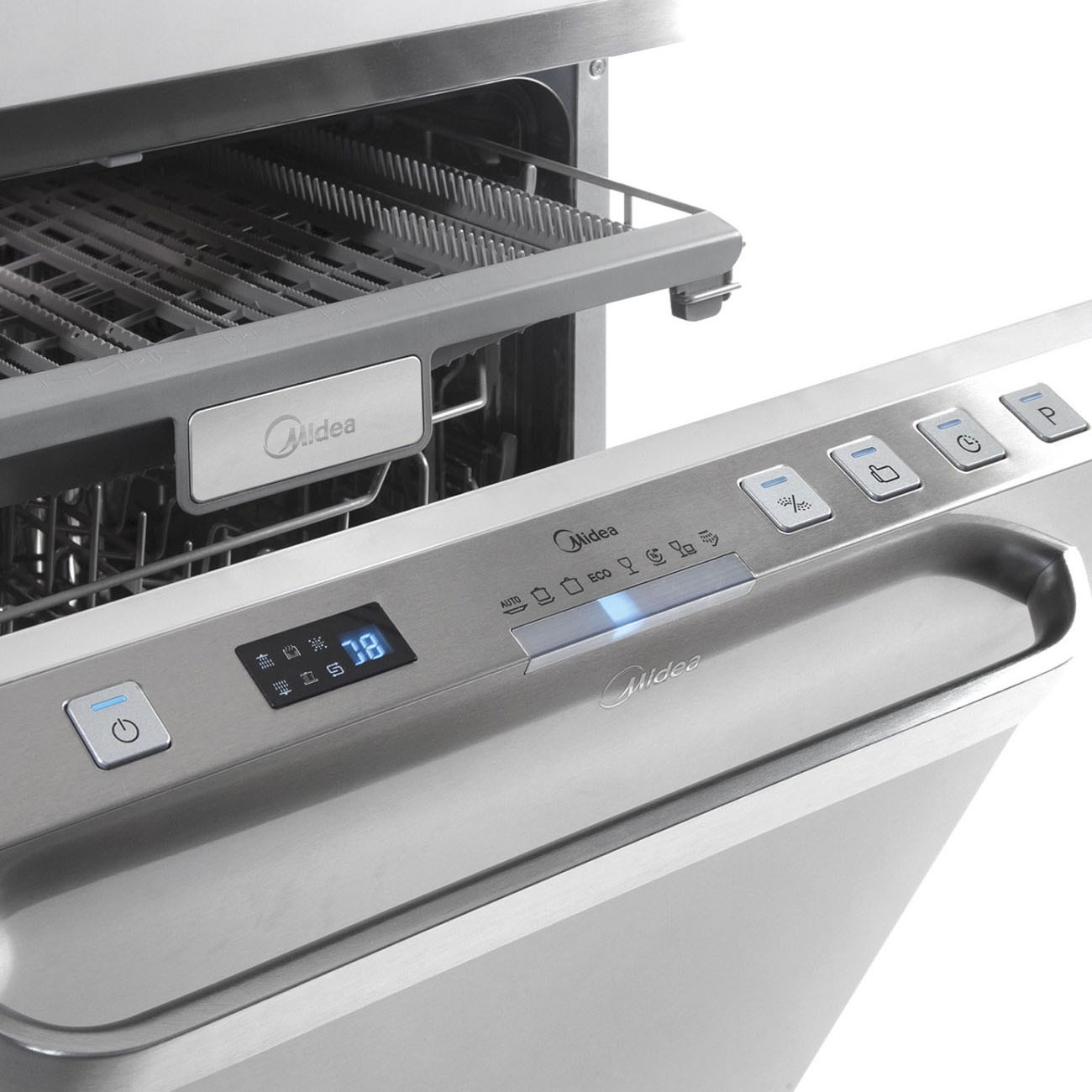 Imagen Lavavajillas Midea De-214xar1 14 Cubiertos Inox