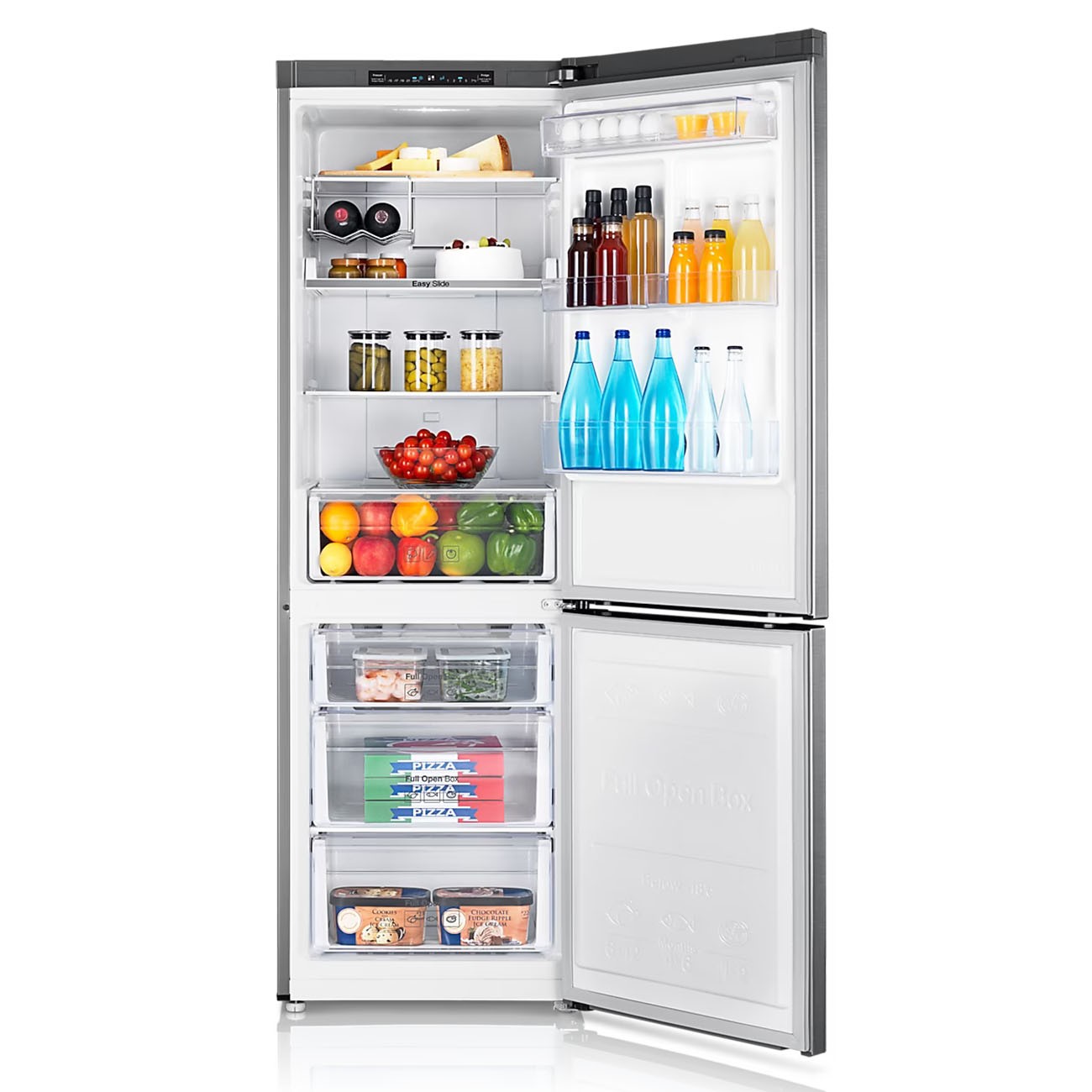 Imagen Heladera No Frost Inverter Samsung Rb31fsrndsa 328 L Silver