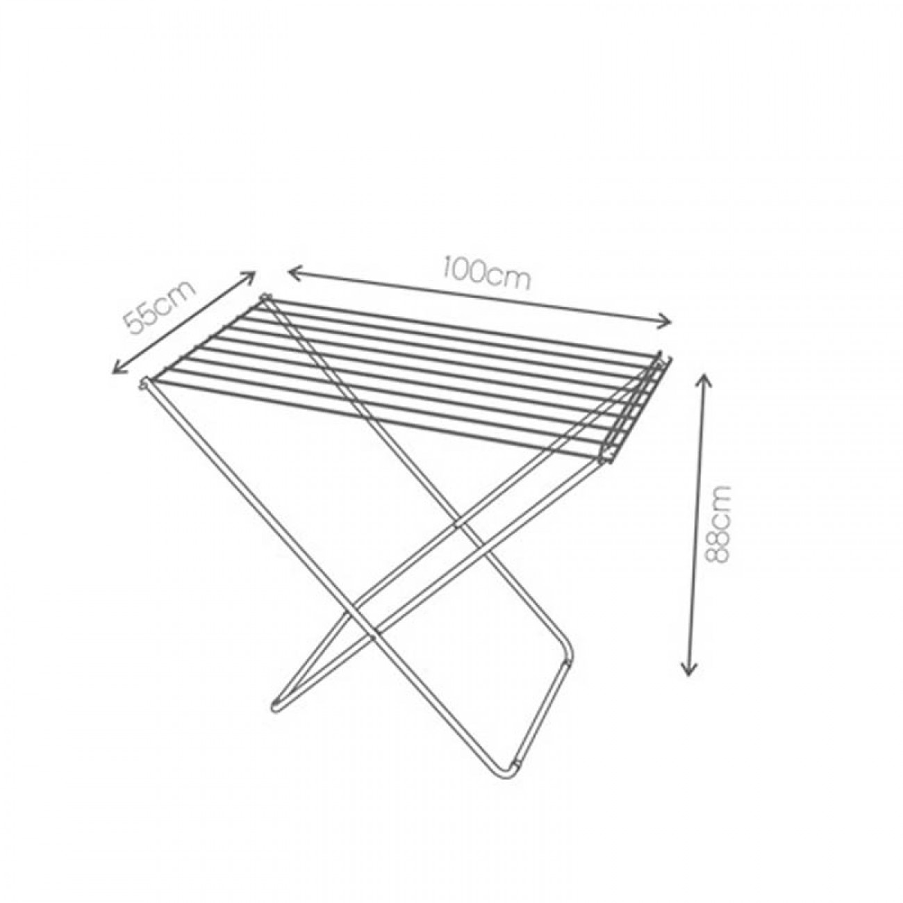 Imagen Tender Para Ropa Nakan Tes-9v 9 Varillas