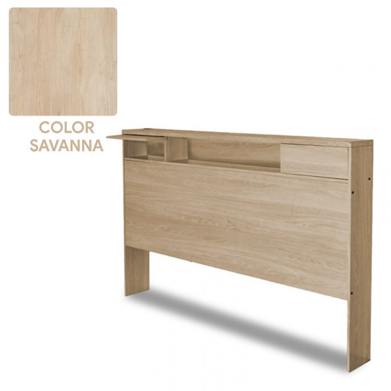 Imagen Respaldo Cama Sommier Platinum 955 2 Plazas Savanna