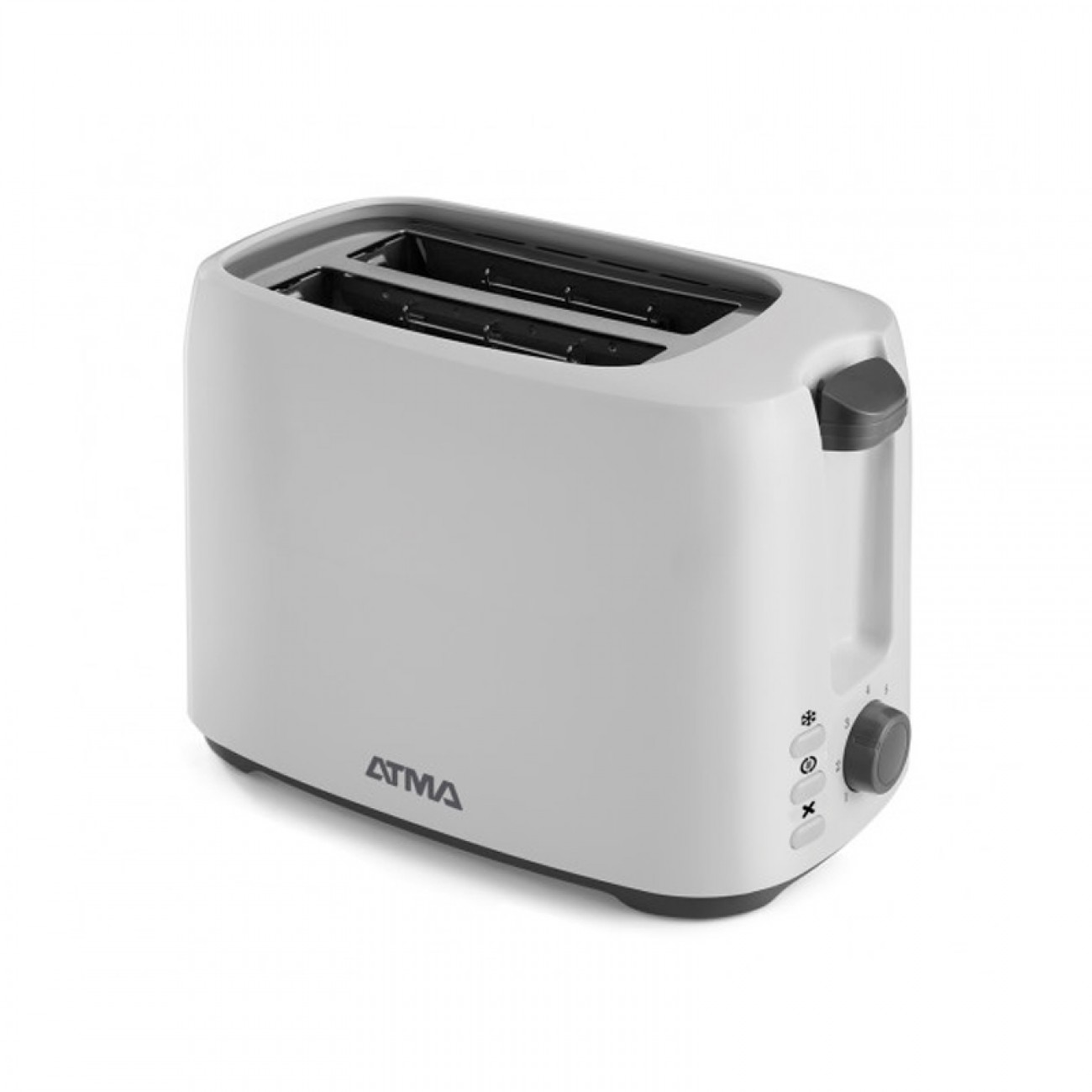 Imagen Tostadora El&eacute;ctrica Atma To20wp 700w 2 Bandejas Blanca
