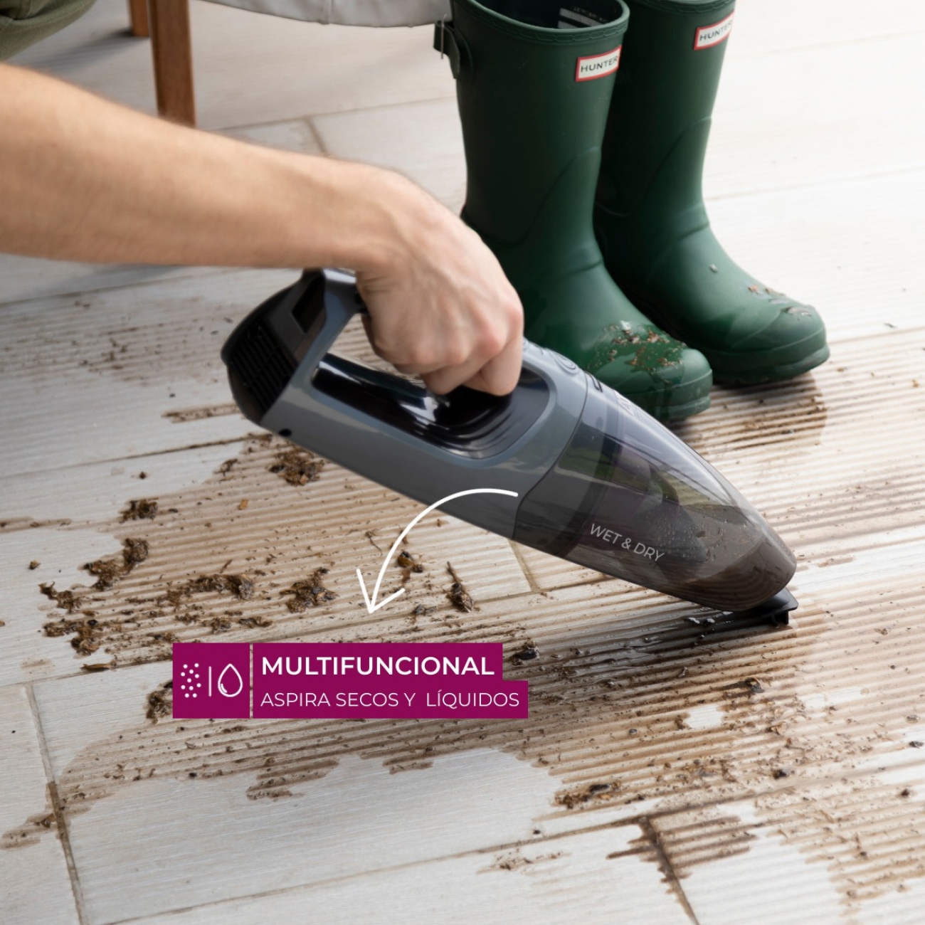 Imagen Aspiradora De Mano Atma As7912pi 10w Aspira L&iacute;quidos