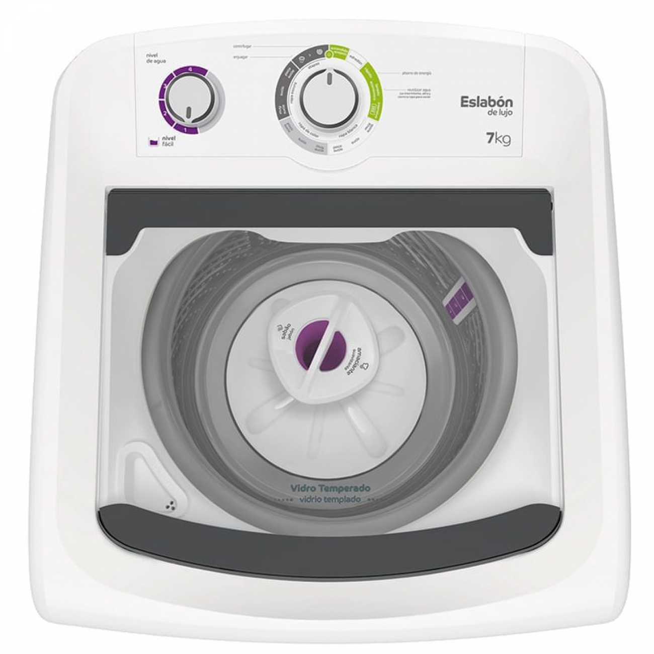 Imagen Lavarropas Automático Eslabón De Lujo Ewh07bb 7kg Blanco