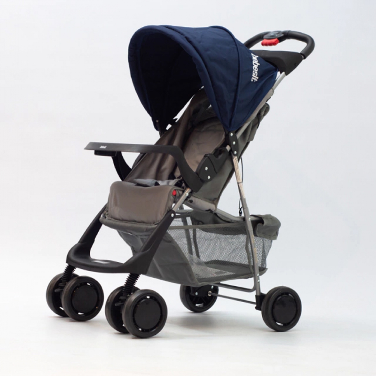 Imagen Cochecito Bebé Bebesit 1337-k Eos 6 Ruedas 15kg Pleg Azul