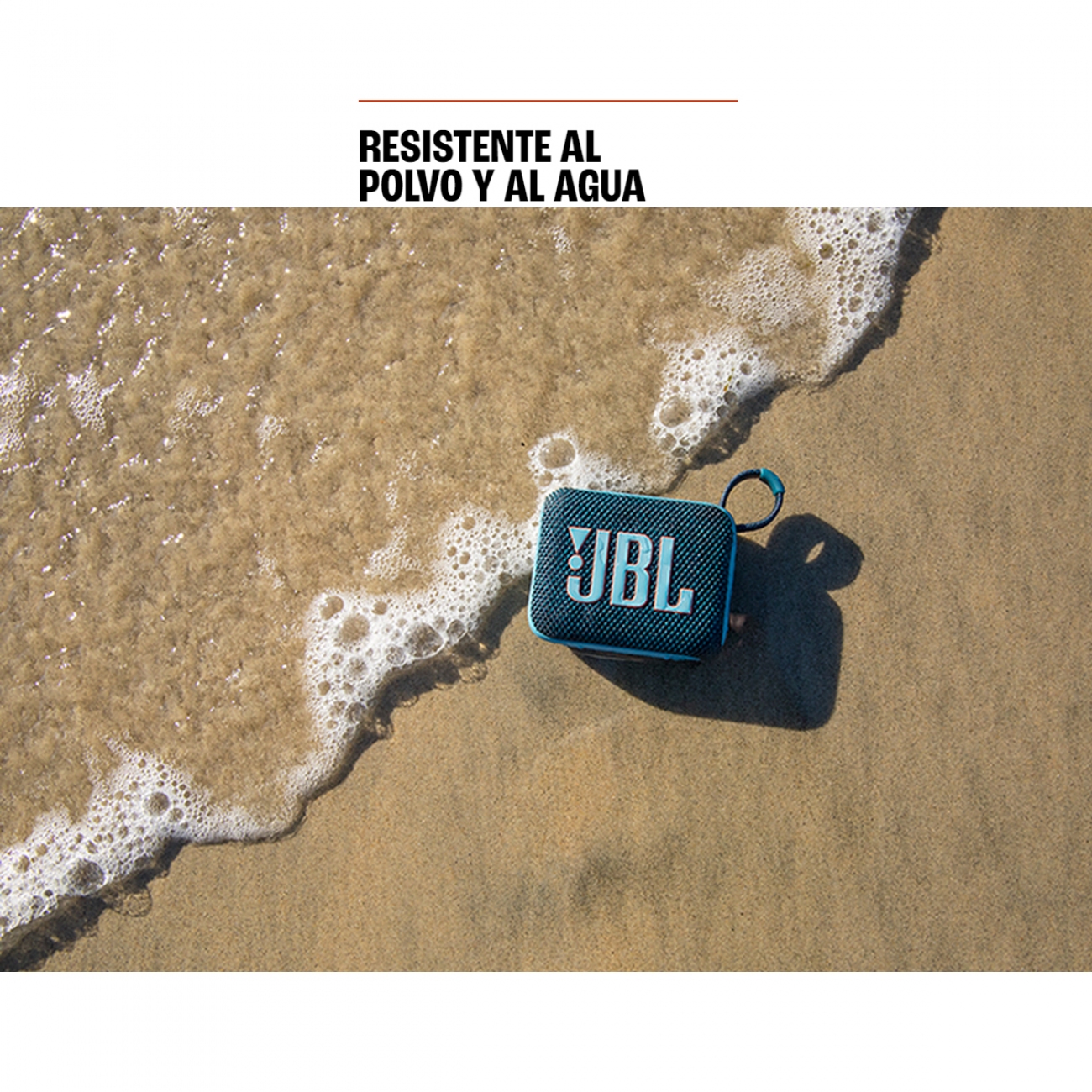 Imagen Parlante Port&aacute;til Bluetooth Jbl Go 4 Blue 4,2w Resiste Agua