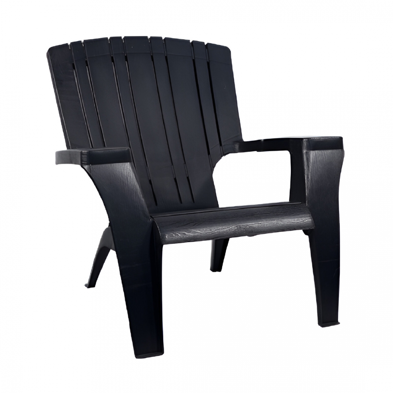 Imagen Sill&oacute;n Pl&aacute;stico De Jard&iacute;n Quality Caribe Posavaso Negro