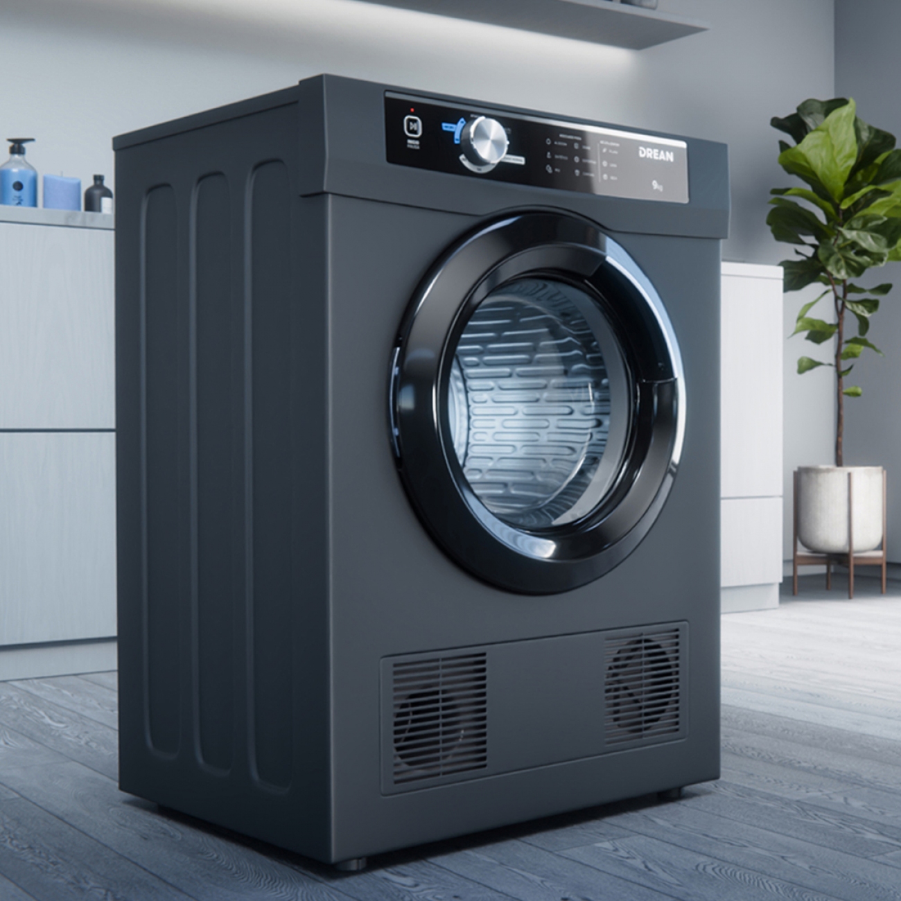 Imagen Secarropas Por Calor Drean Sed090vgcl0 9 Kg Gris