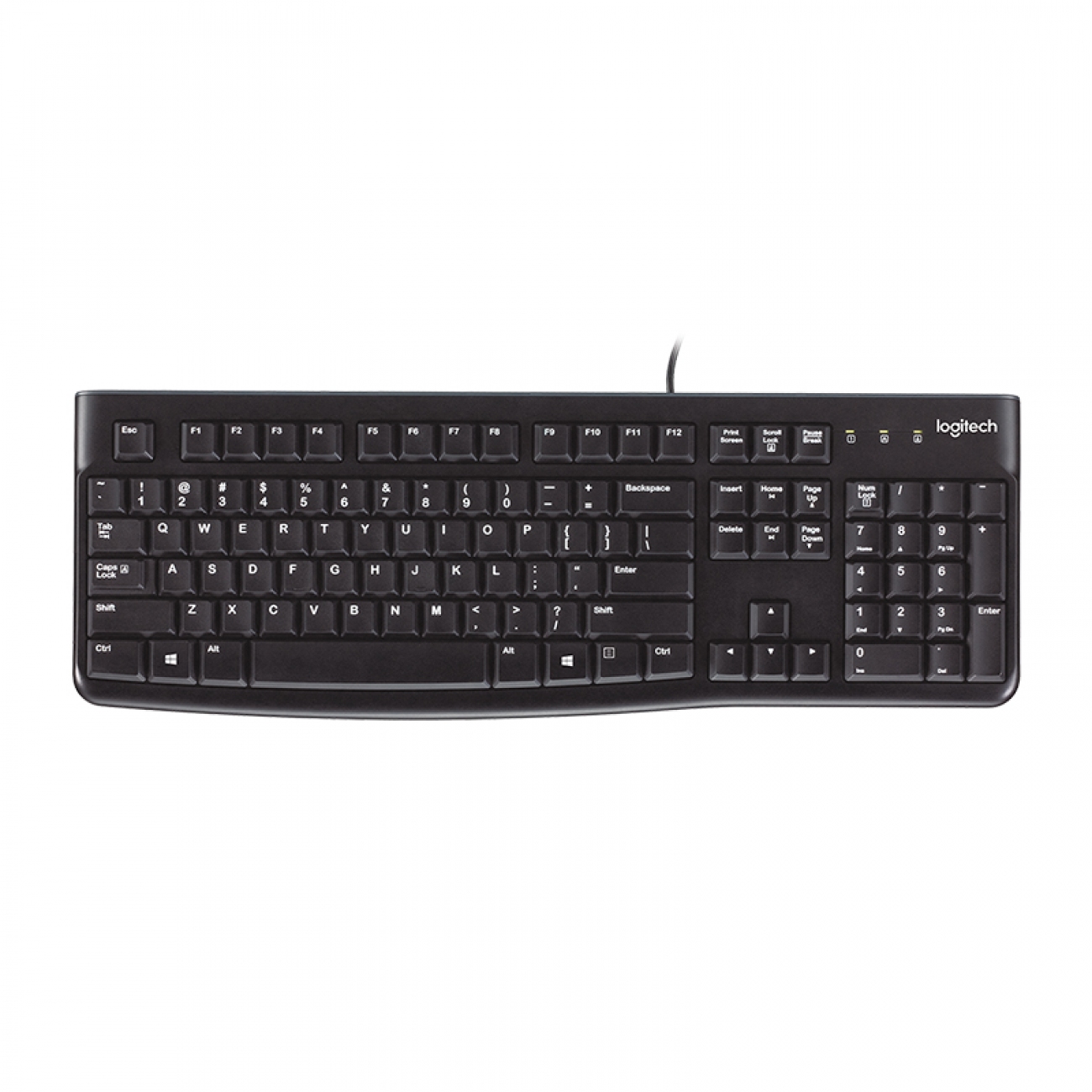 Imagen Teclado Con Cable Usb Logitech K120 Num&eacute;rico