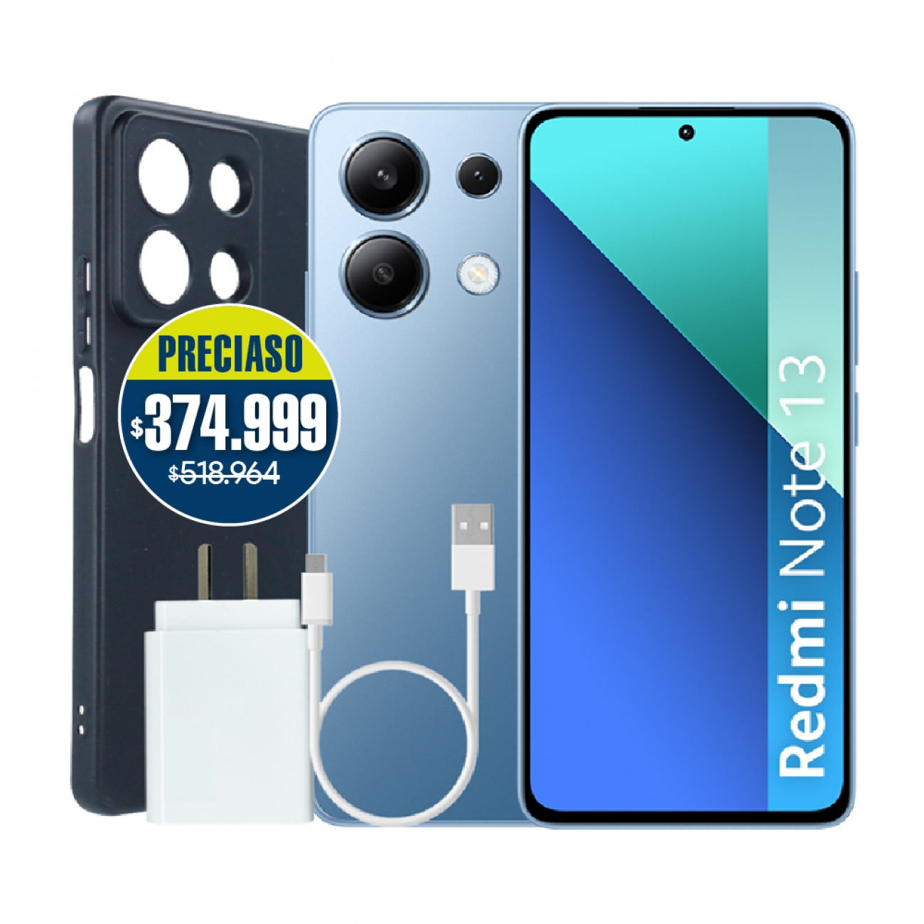 Imagen Celular Xiaomi Redmi Note 13 6,7" 6/128 Gb Ice Blue