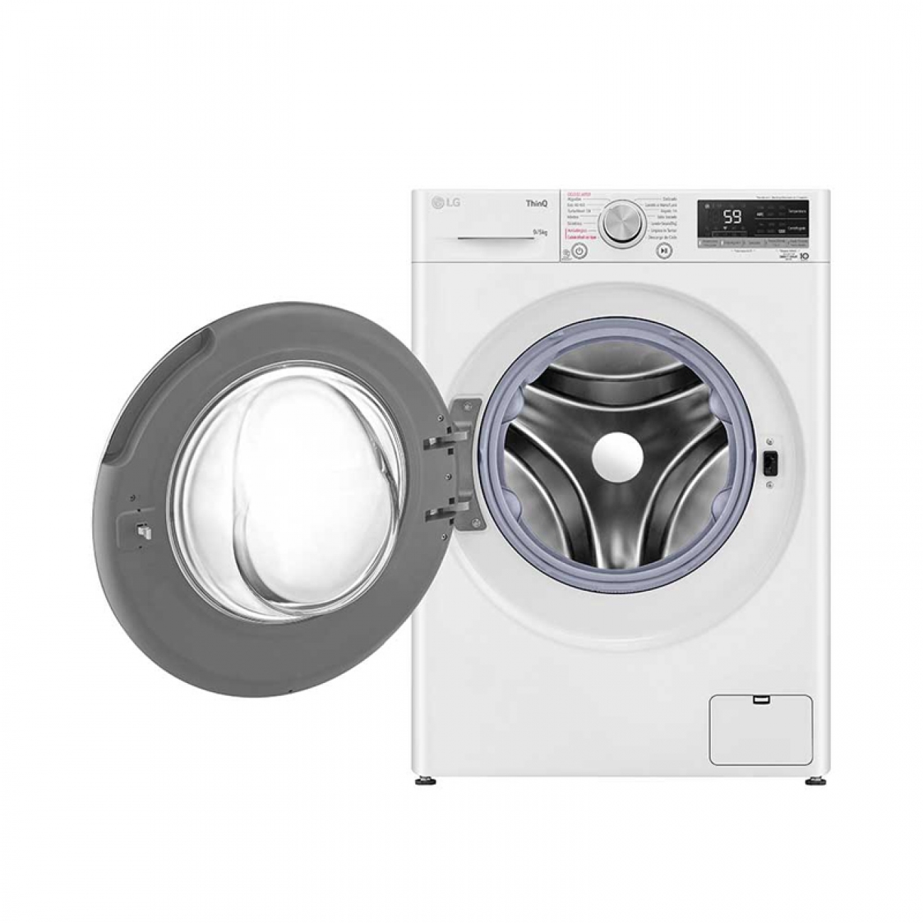 Imagen Lavasecarropas Inverter Lg Wd90wvc4s6 9,5/6 Kg Blanco