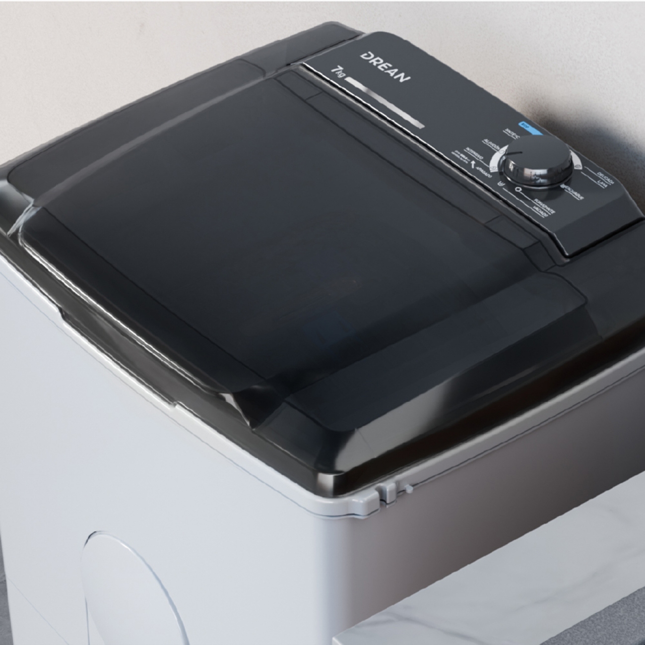 Imagen Lavarropas Semiautomático Drean Ltdr79sb 7 Kg 9 Prog Blanco