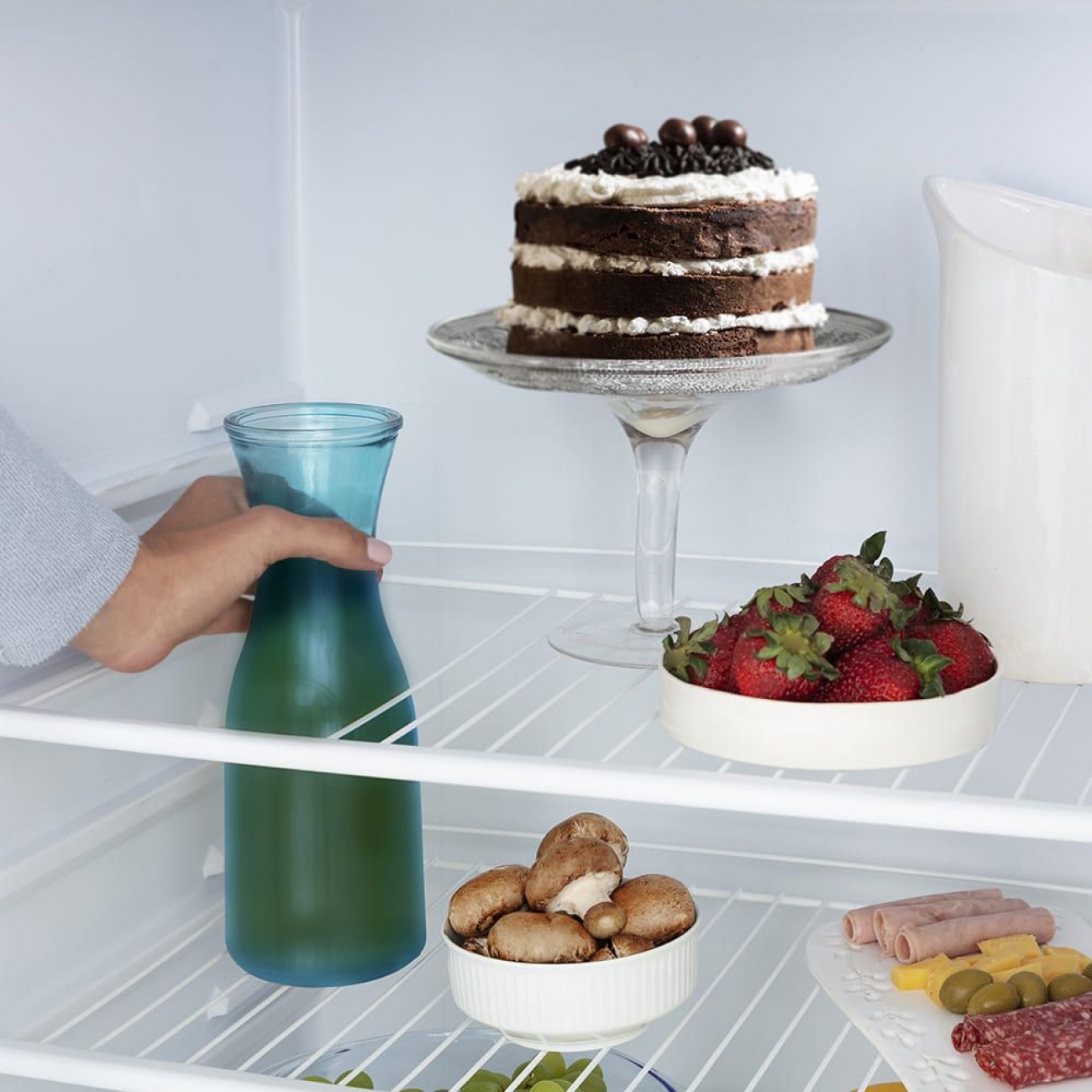 Imagen Heladera Con Freezer Drean Hdr370f50b 364 Lts Blanca