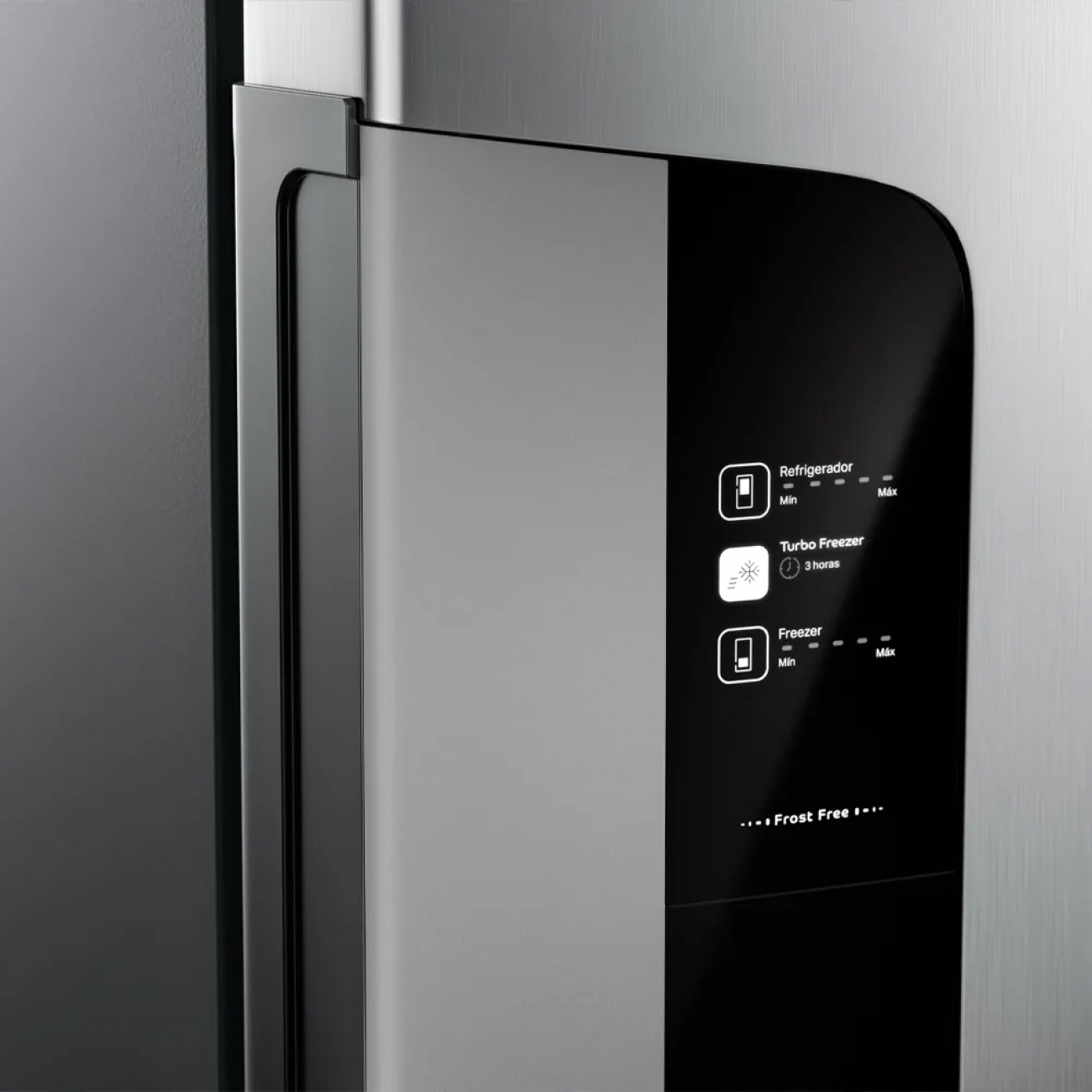 Imagen Heladera No Frost Whirlpool Wre44bkdim 397 Lts Inverter Inox