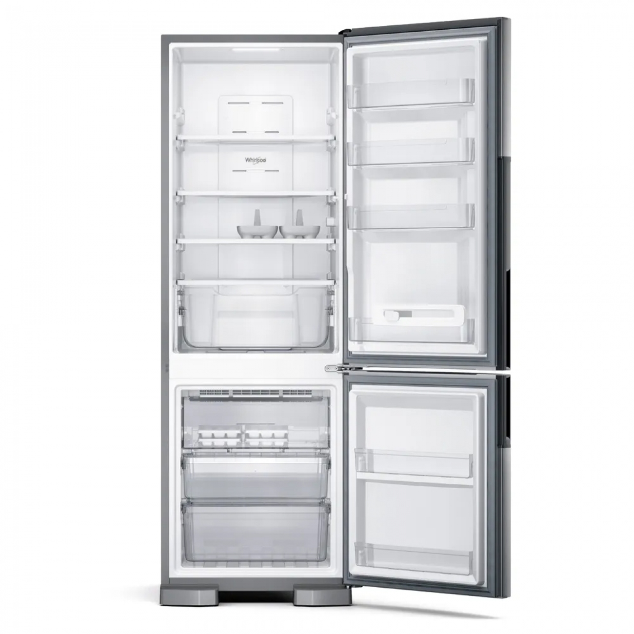 Imagen Heladera No Frost Whirlpool Wre44bkdim 397 Lts Inverter Inox