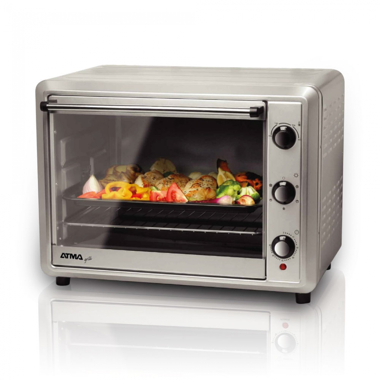 Imagen Horno El&eacute;ctrico Atma Hgcab6024pi Grill 60 Lts 2200w