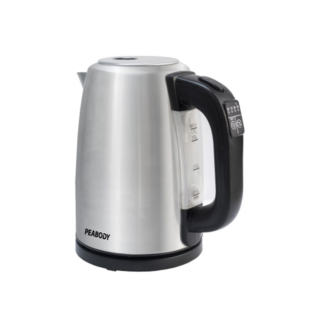 Imagen Pava El&eacute;ctrica Peabody Pe-dka1850 2200w 1.7 Lt Inoxidable