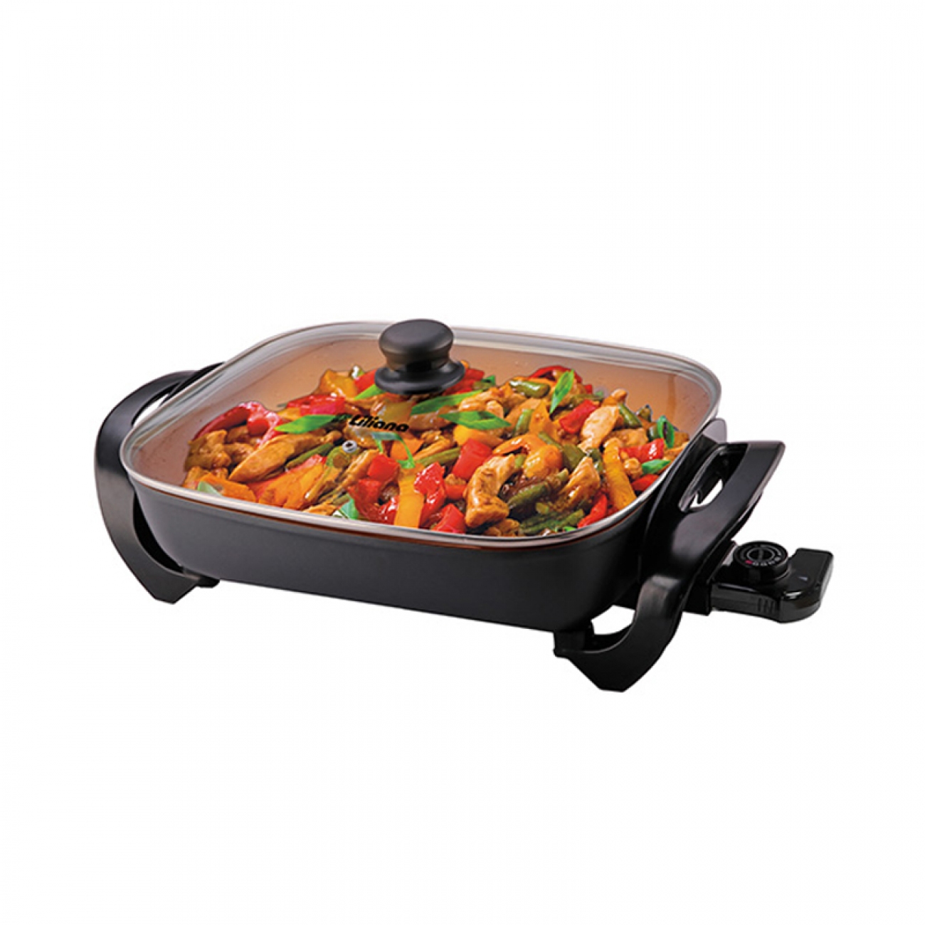 Imagen Sarten Eléctrica Liliana Ak920 Cookchef 1500w 7 En1