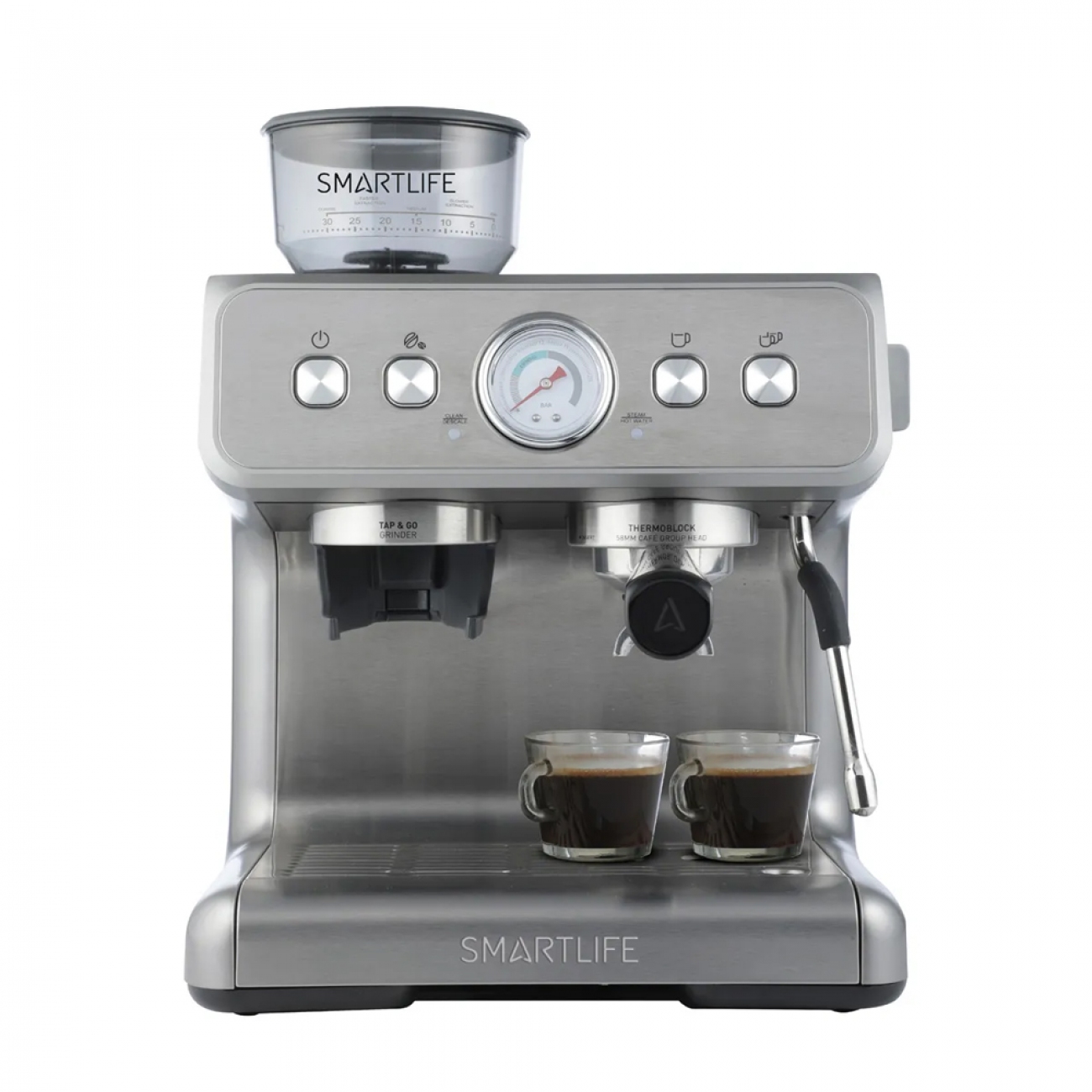 Imagen Cafetera Expreso Smartlife Ecg5020 15 Bar 2 En 1