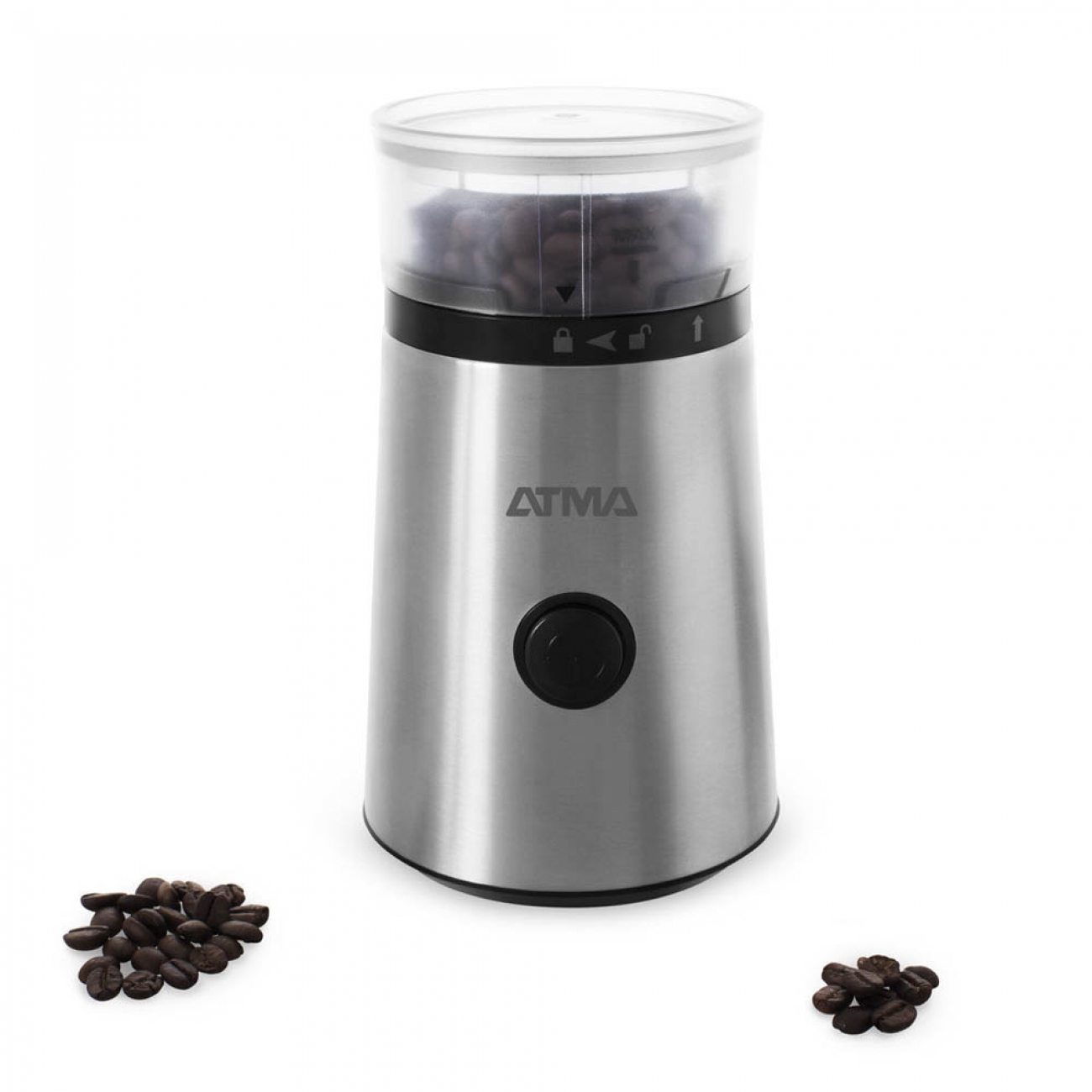 Imagen Molinillo Eléctrico De Café Atma Mc8141n 150w 60grs Inox