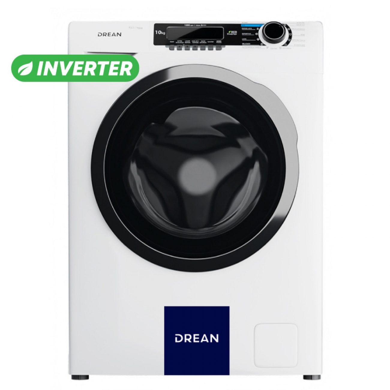 Imagen Lavarropas Drean Lfdr1012sb0 Inverter 1200rpm 10kg