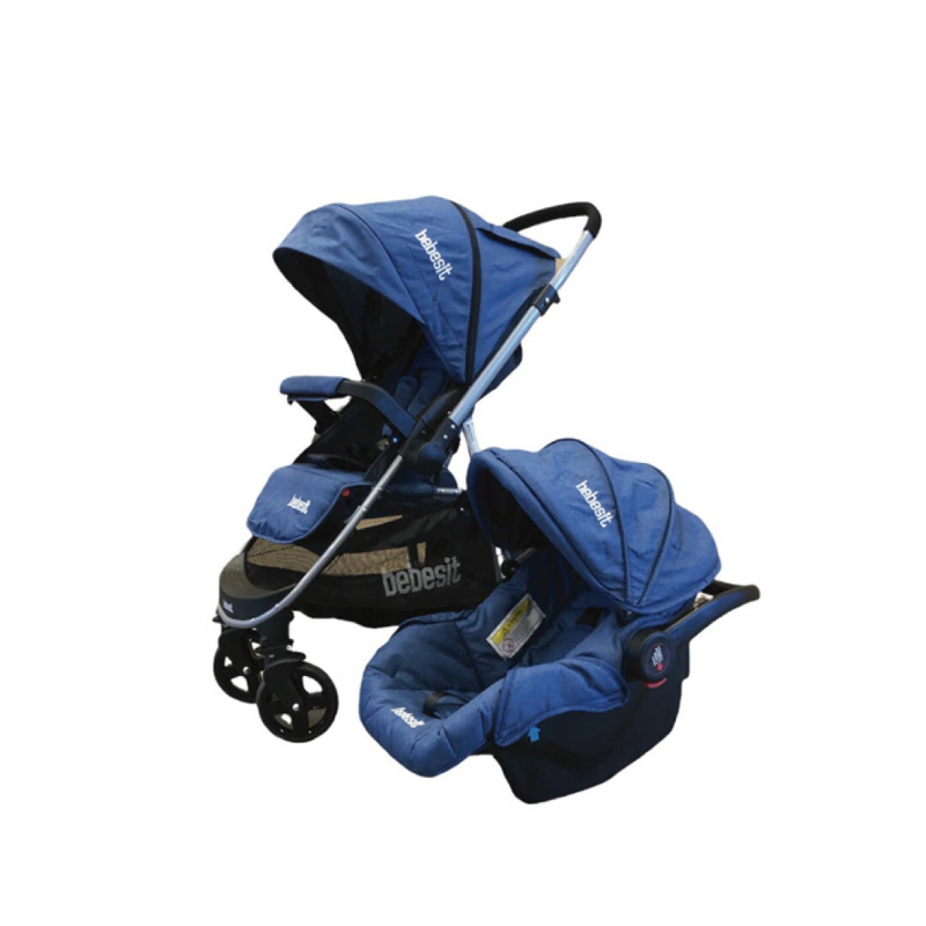 Imagen Coche Paseo Bebesit 1390ts-d 4 Ruedas 15 Kg Azul