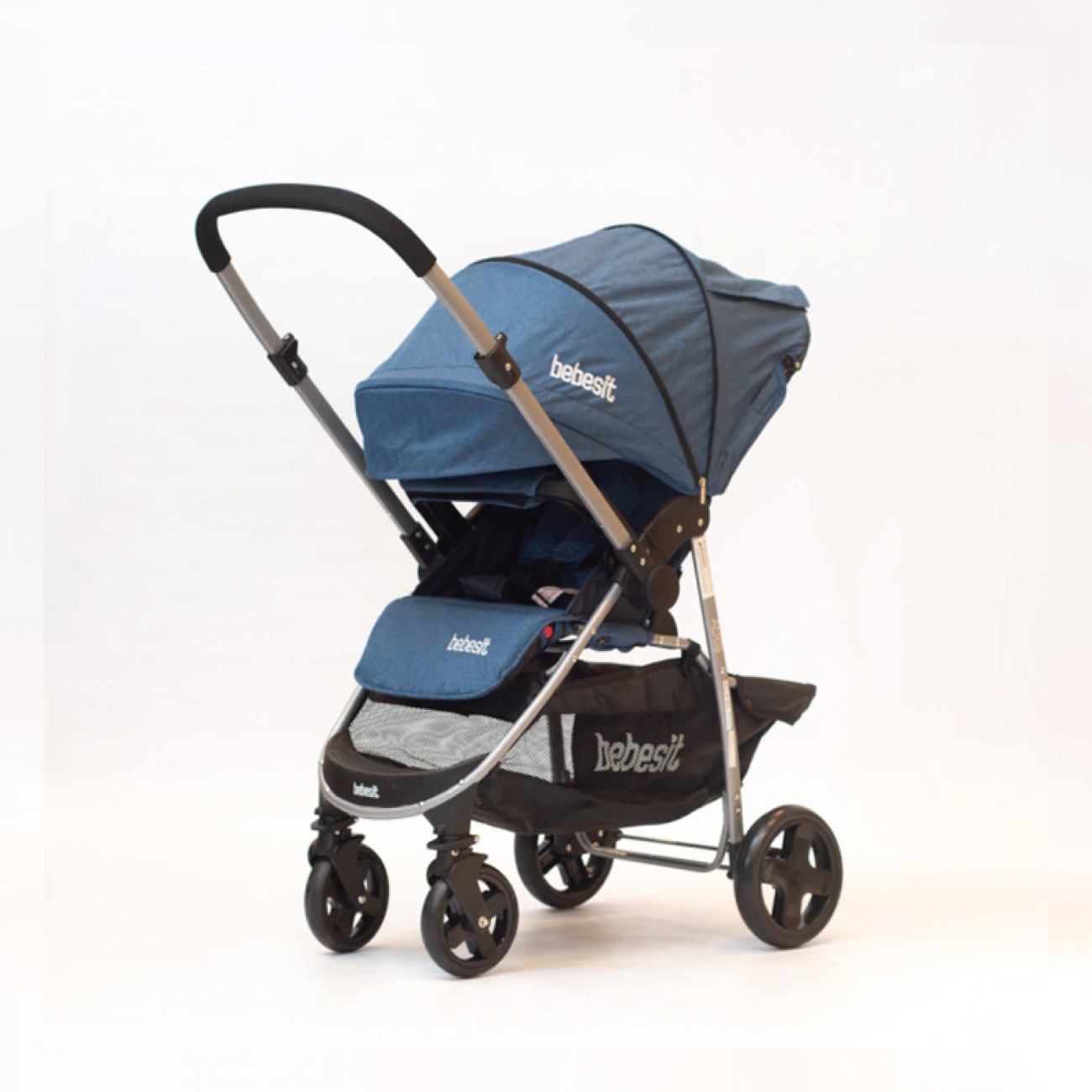 Imagen Coche Paseo Bebesit 1390ts-d 4 Ruedas 15 Kg Azul