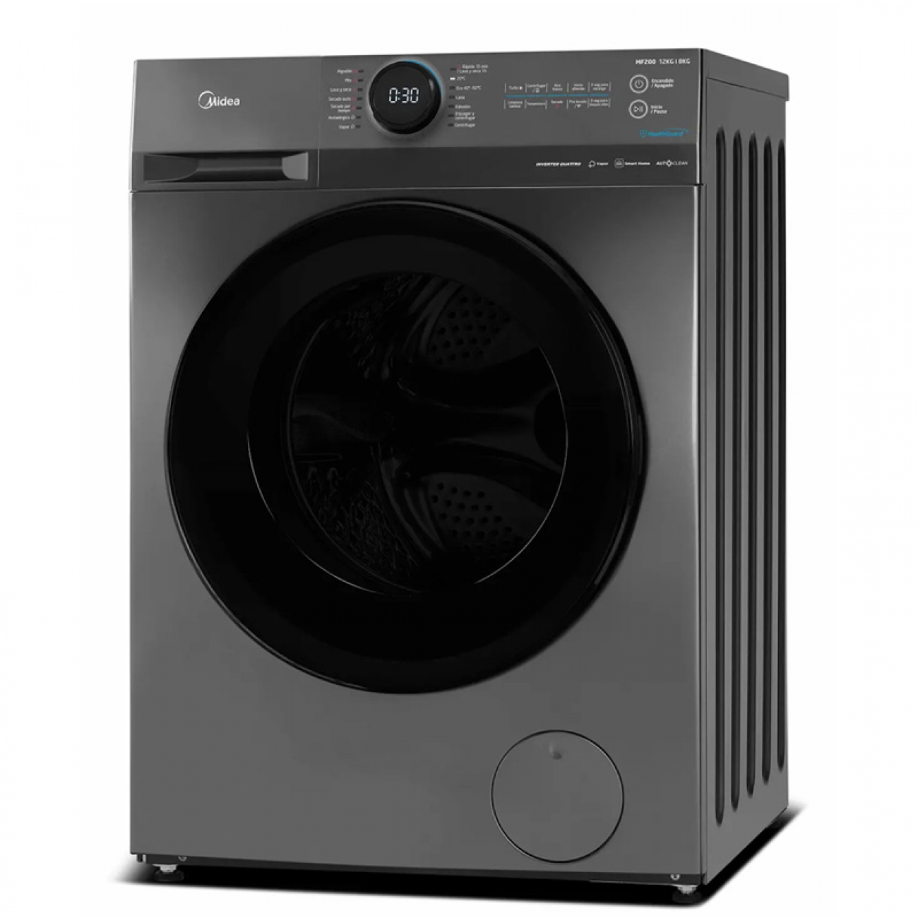 Imagen Lavasecarropas Midea Mf200d120b/t-a1 1400rpm