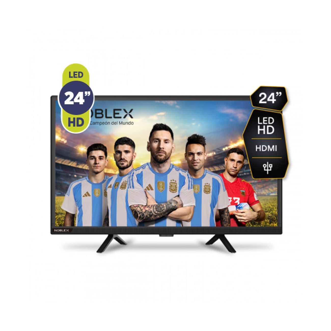 Imagen Tv Led 24" Noblex Db24x4000pi Hdmi Usb