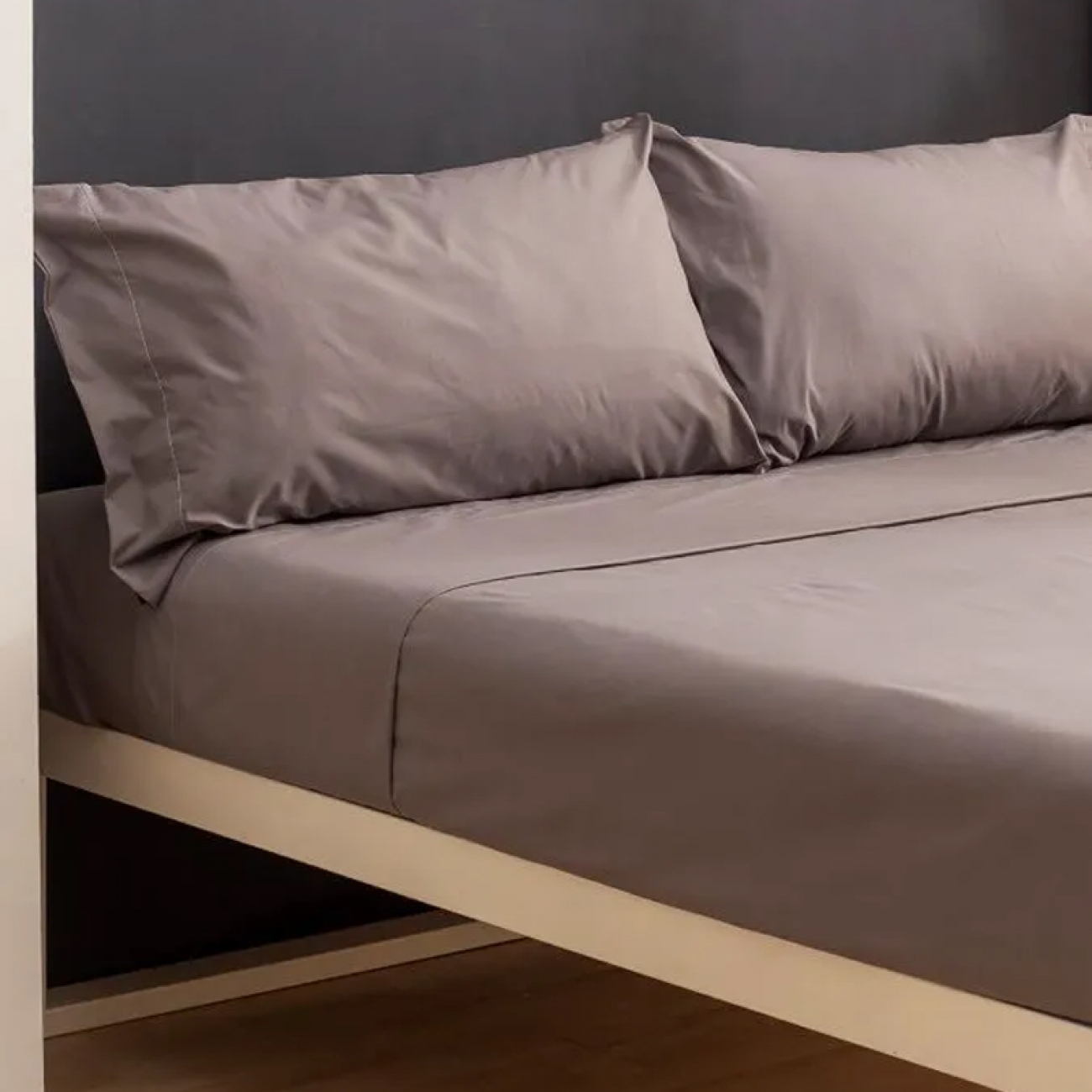 Imagen Juego De S&aacute;banas Casablanca Oro 1 1/2 P 144h Gris Topo