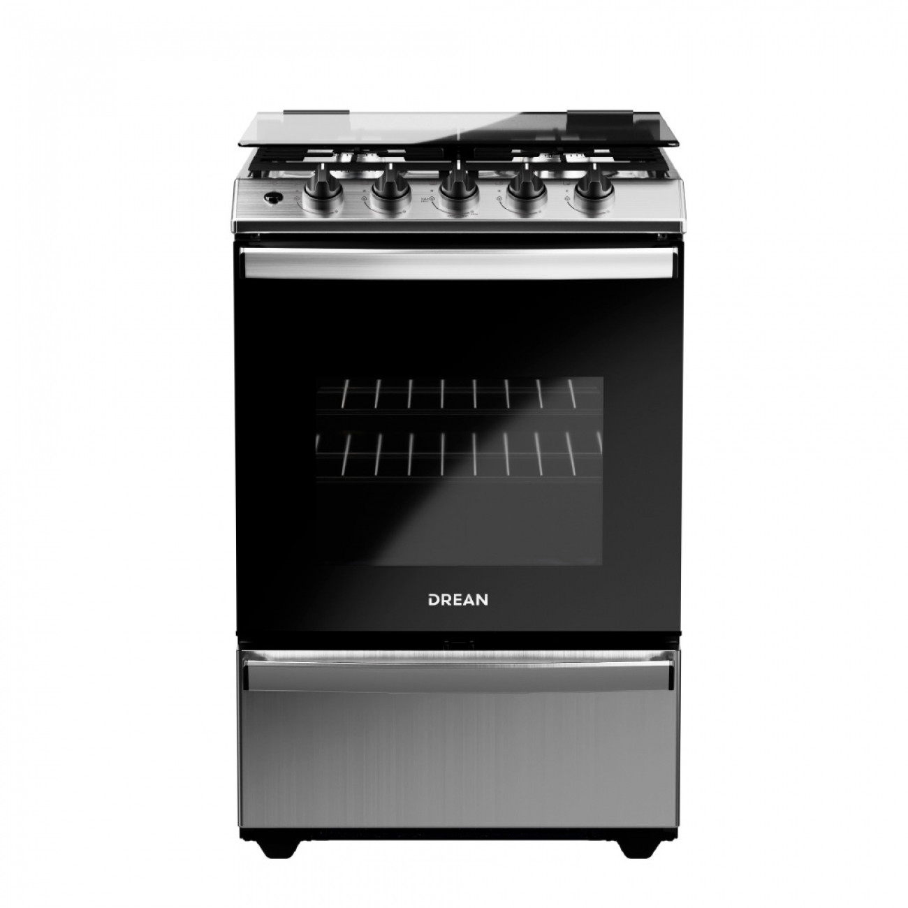 Imagen Cocina A Gas Drean Cd5614ai0 Acero Inoxidable 4 H