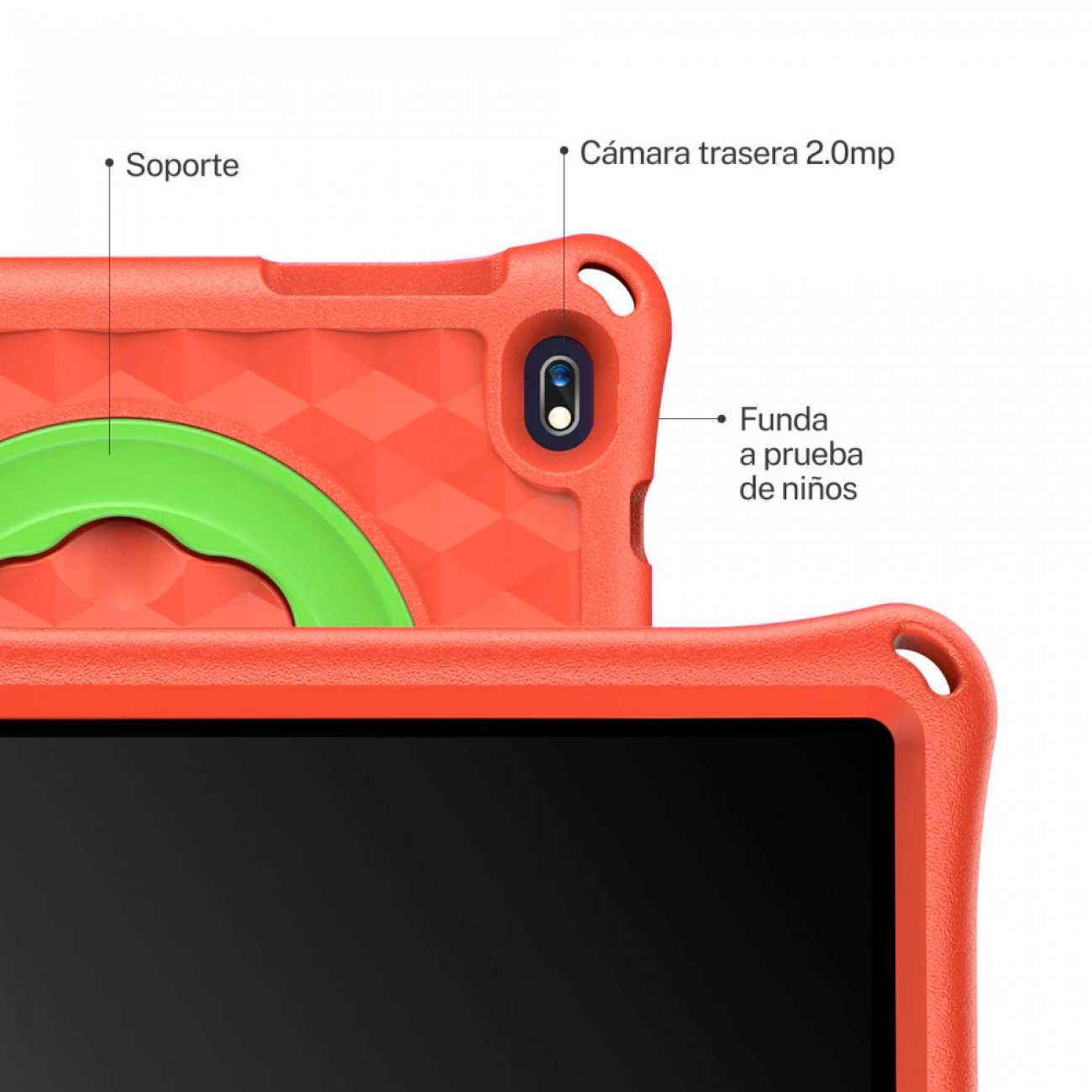 Imagen Tablet X-view Proton Kids 7" 4g 64 Gb Android Rojo