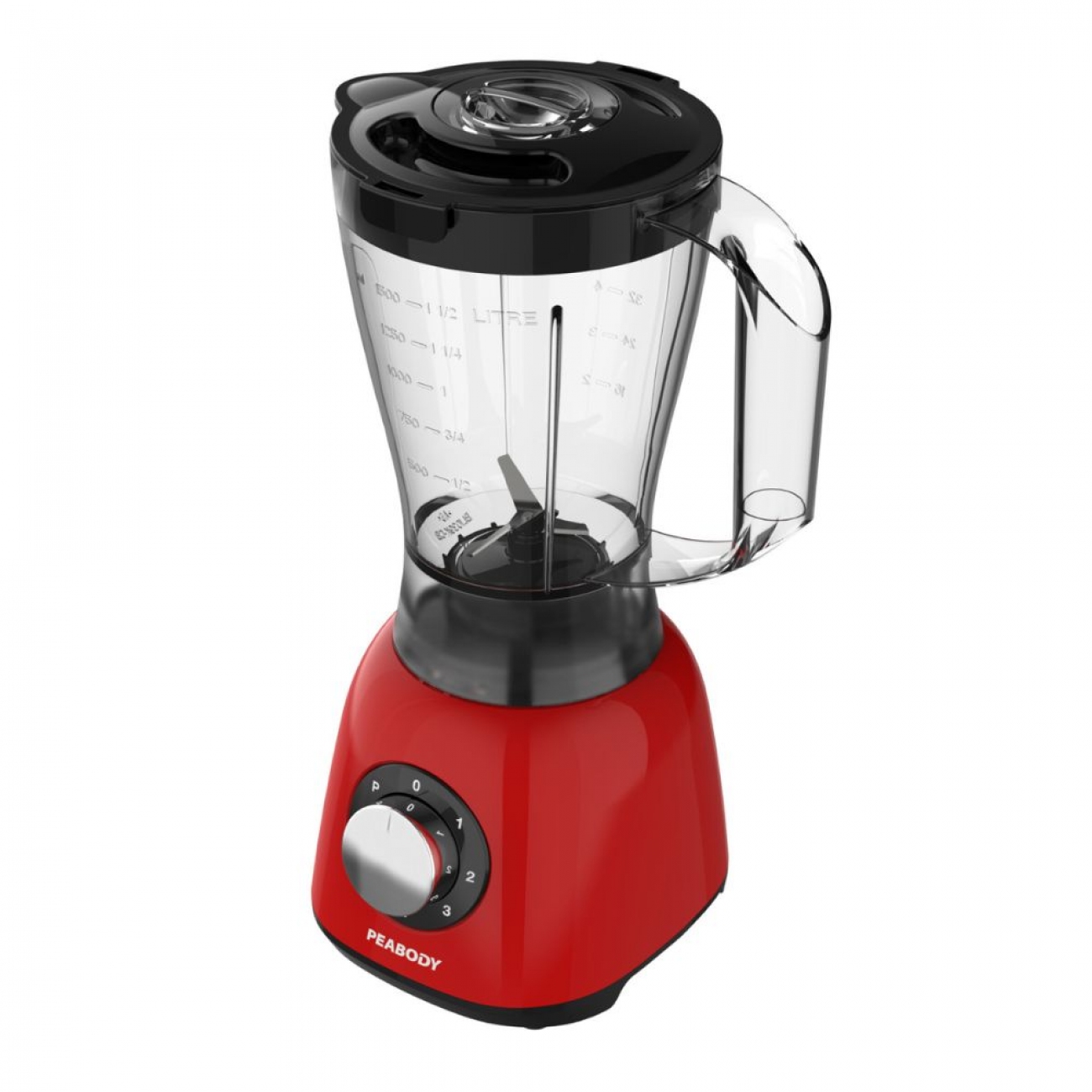 Imagen Licuadora Peabody Pe-ln610r 600w 1.5l 5 Vel. Roja