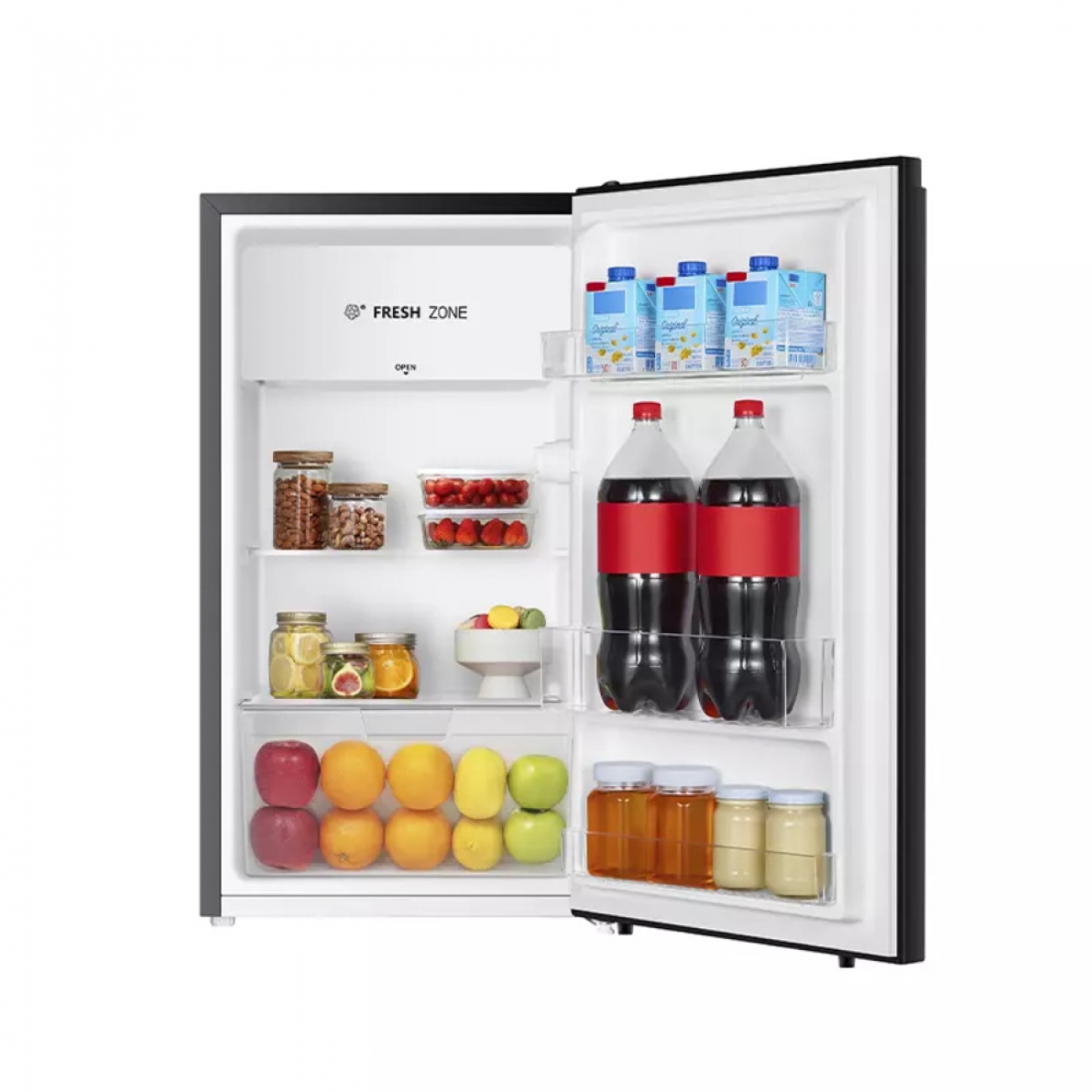 Imagen Heladera Frigobar Bajo Mesada Hisense Rs-12dr8 89lts Negro