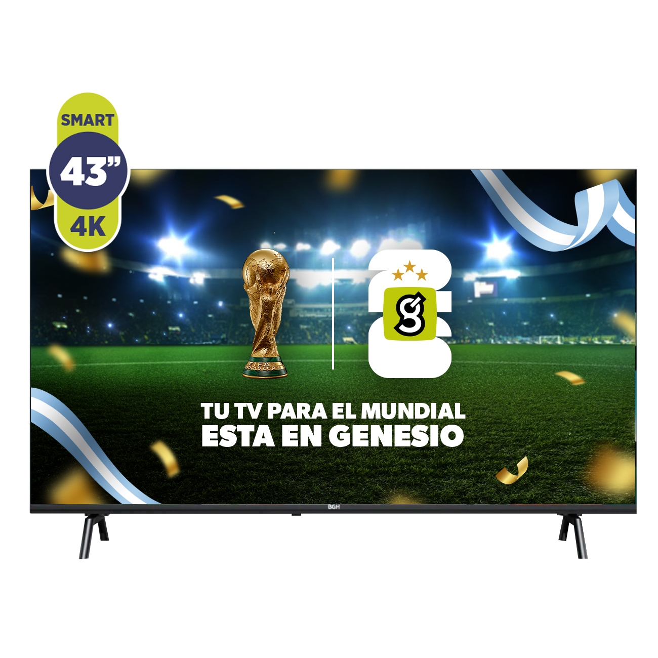 Imagen Smart Tv 43" Led Bgh B4325fs5a Usb Hdmi Android
