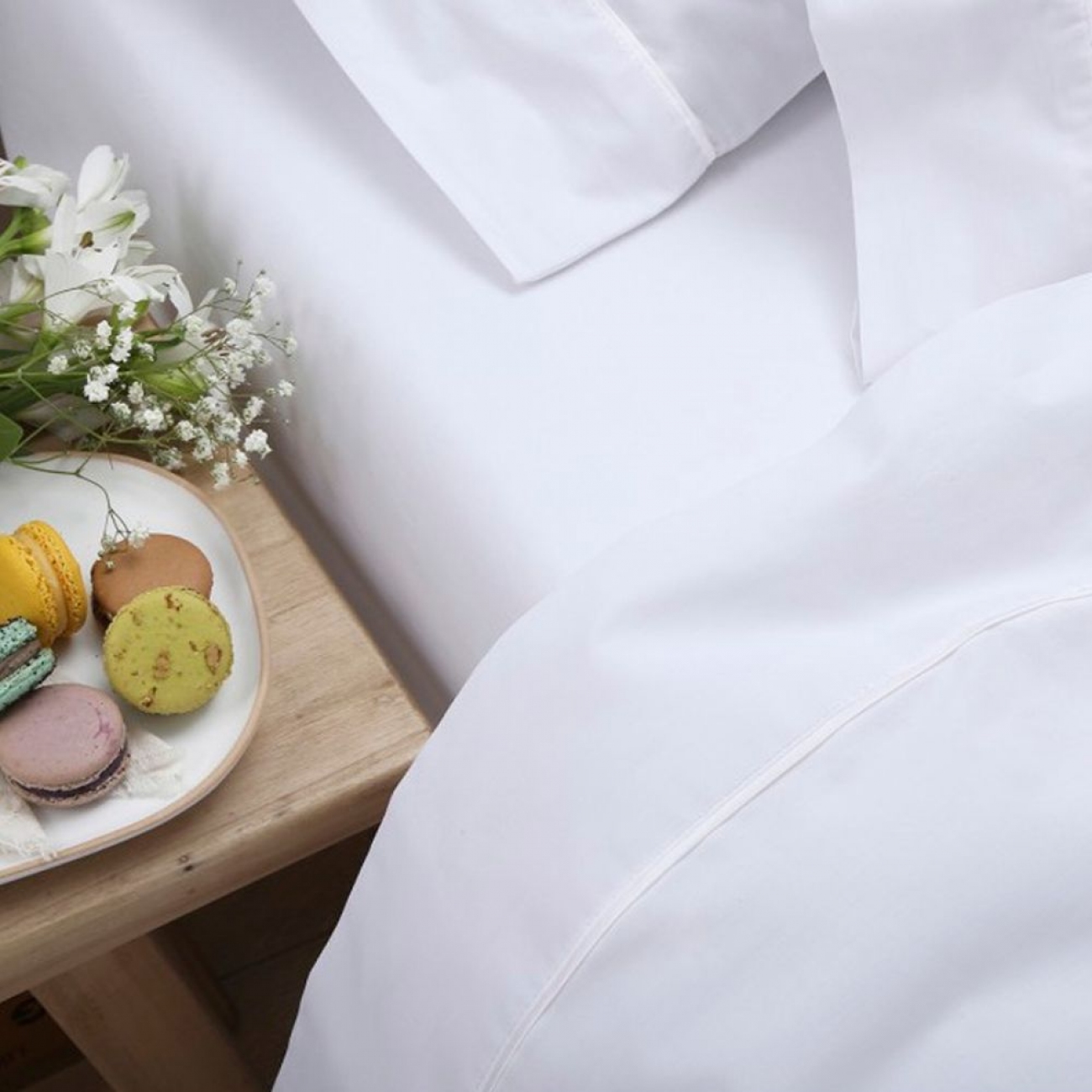 Imagen Juego De Sabanas Golden Ful 2 Plazas Blanco