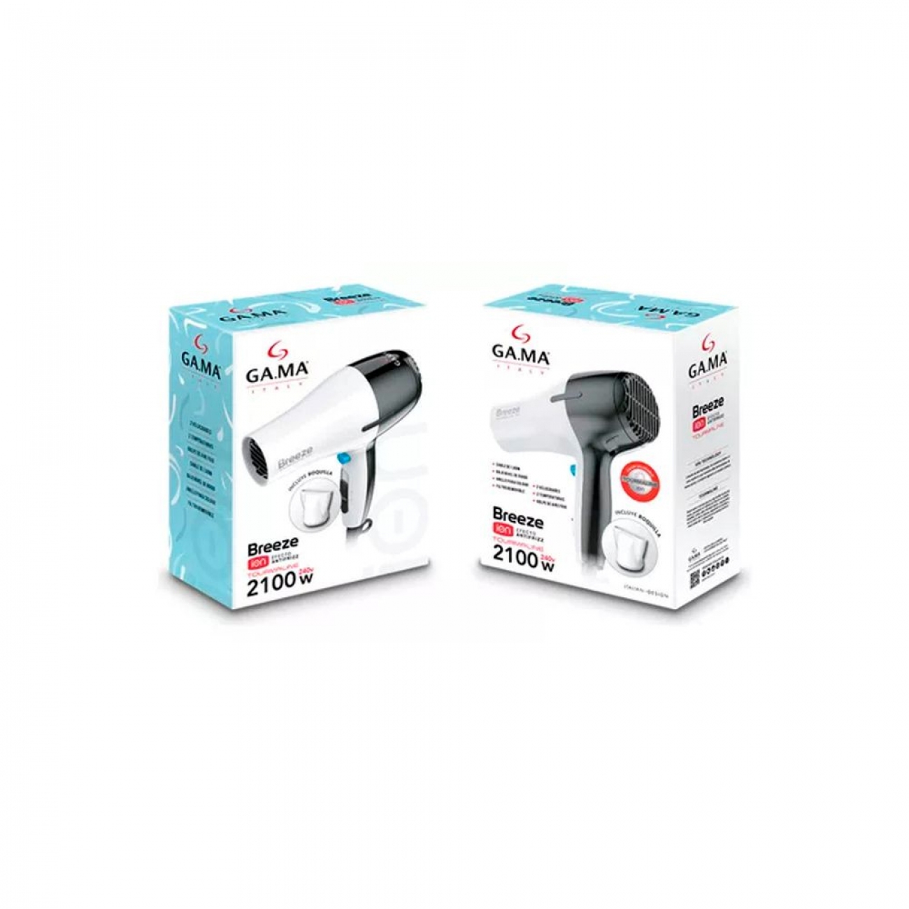 Imagen Secador De Cabello Gama Breezb 2100w 2 Velocidades 2 Temp