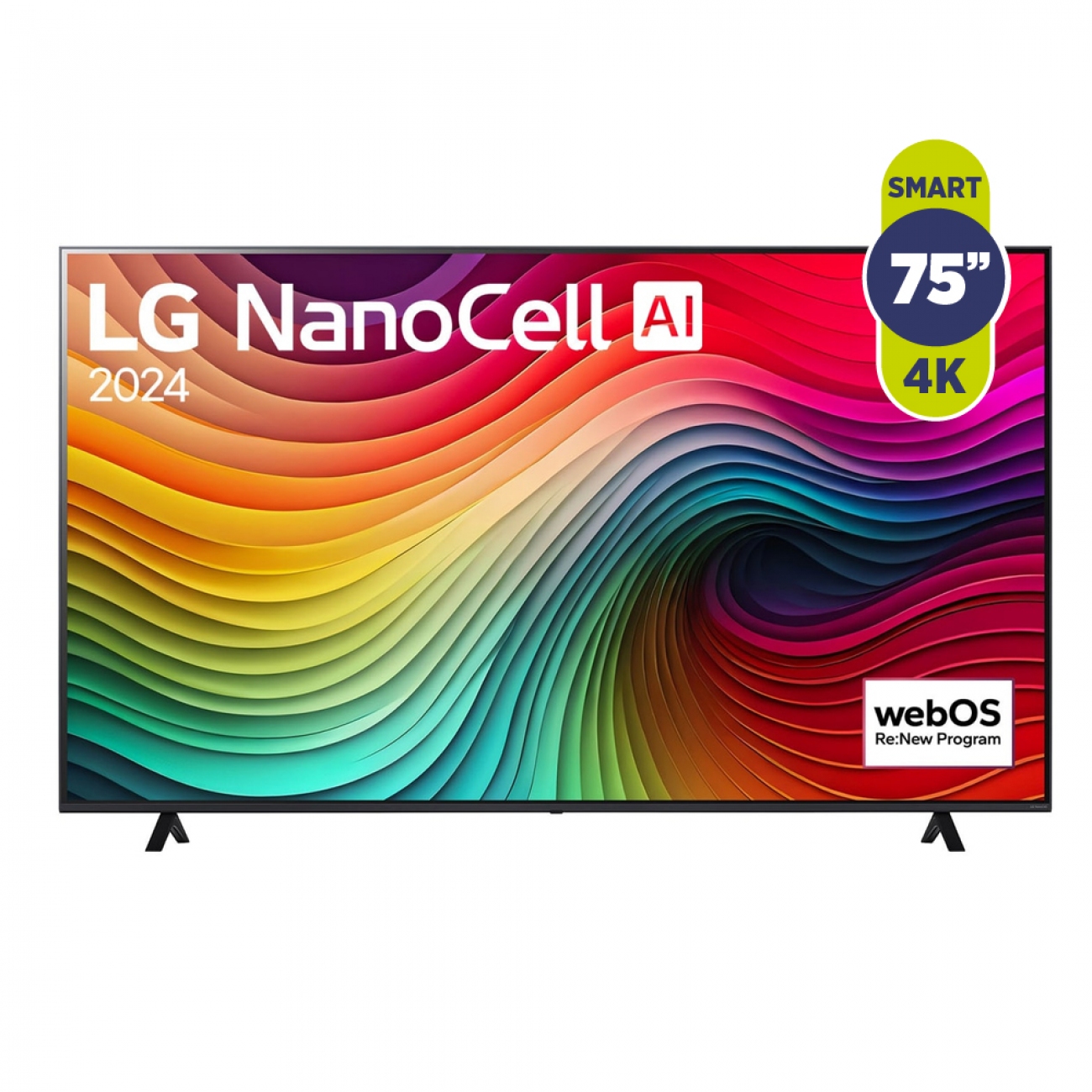 Imagen Smart Tv Qled 75" Lg 75nano80tsa 4k Webos23 Hdmi Usb