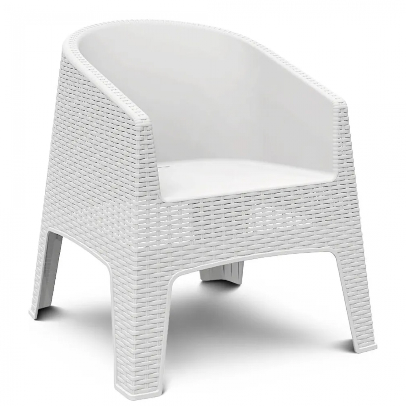 Imagen Sillon Plastico Voss 2000 Oasis Blanco