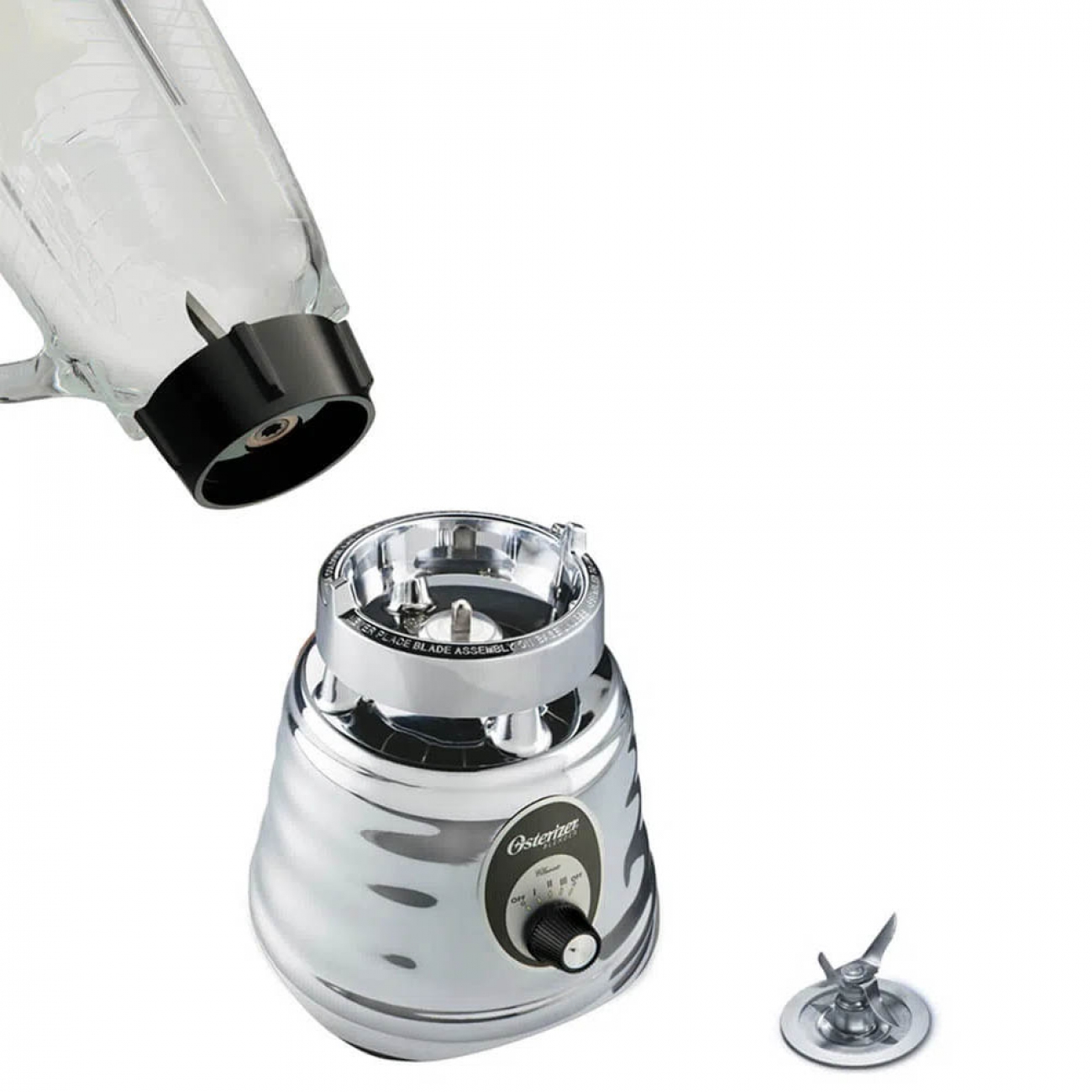 Imagen Licuadora Oster Clasica 4655 600 W 1,25 Lts Inoxidable