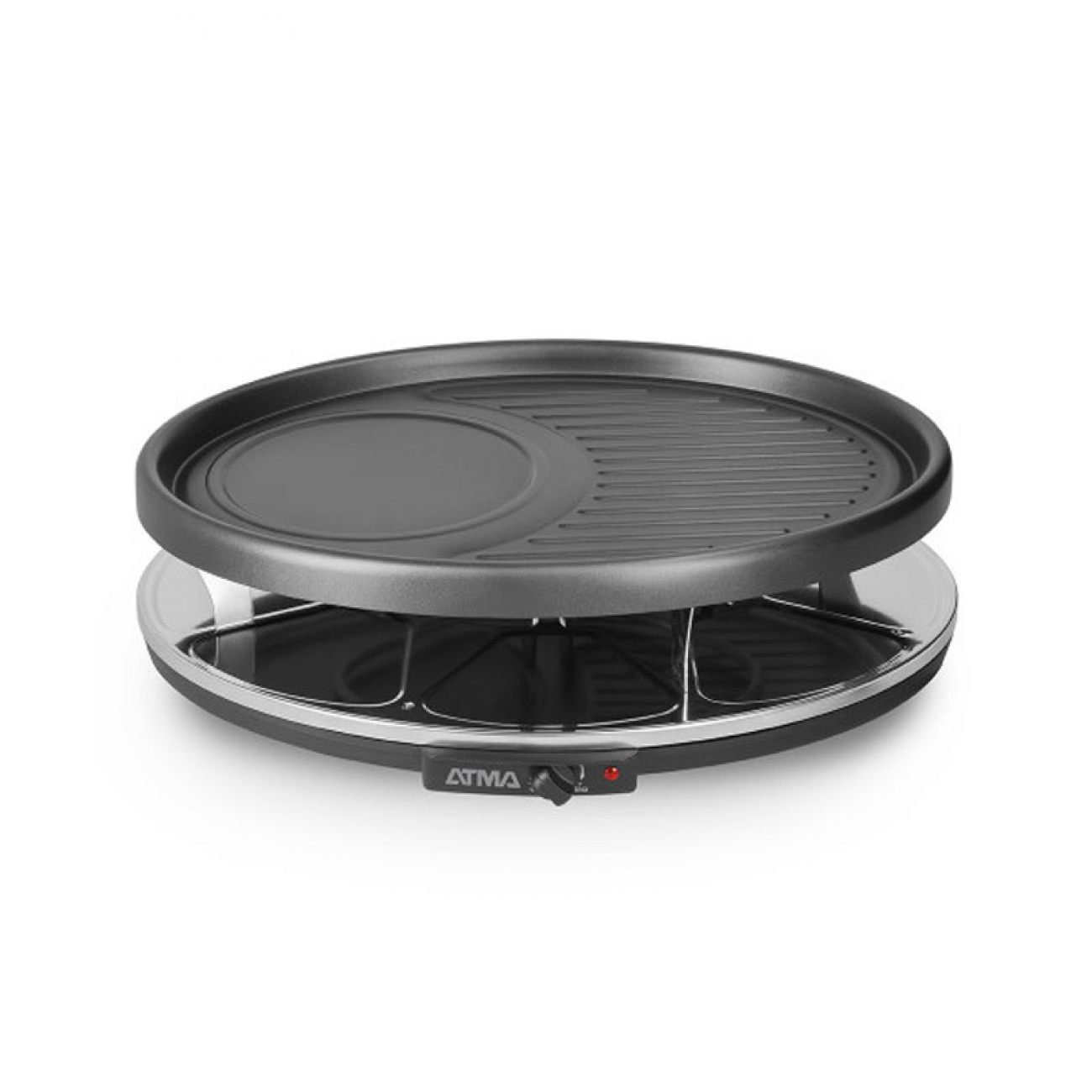 Imagen Racletera El&eacute;ctrica Atma Ra918p 8 Personas 1400 W